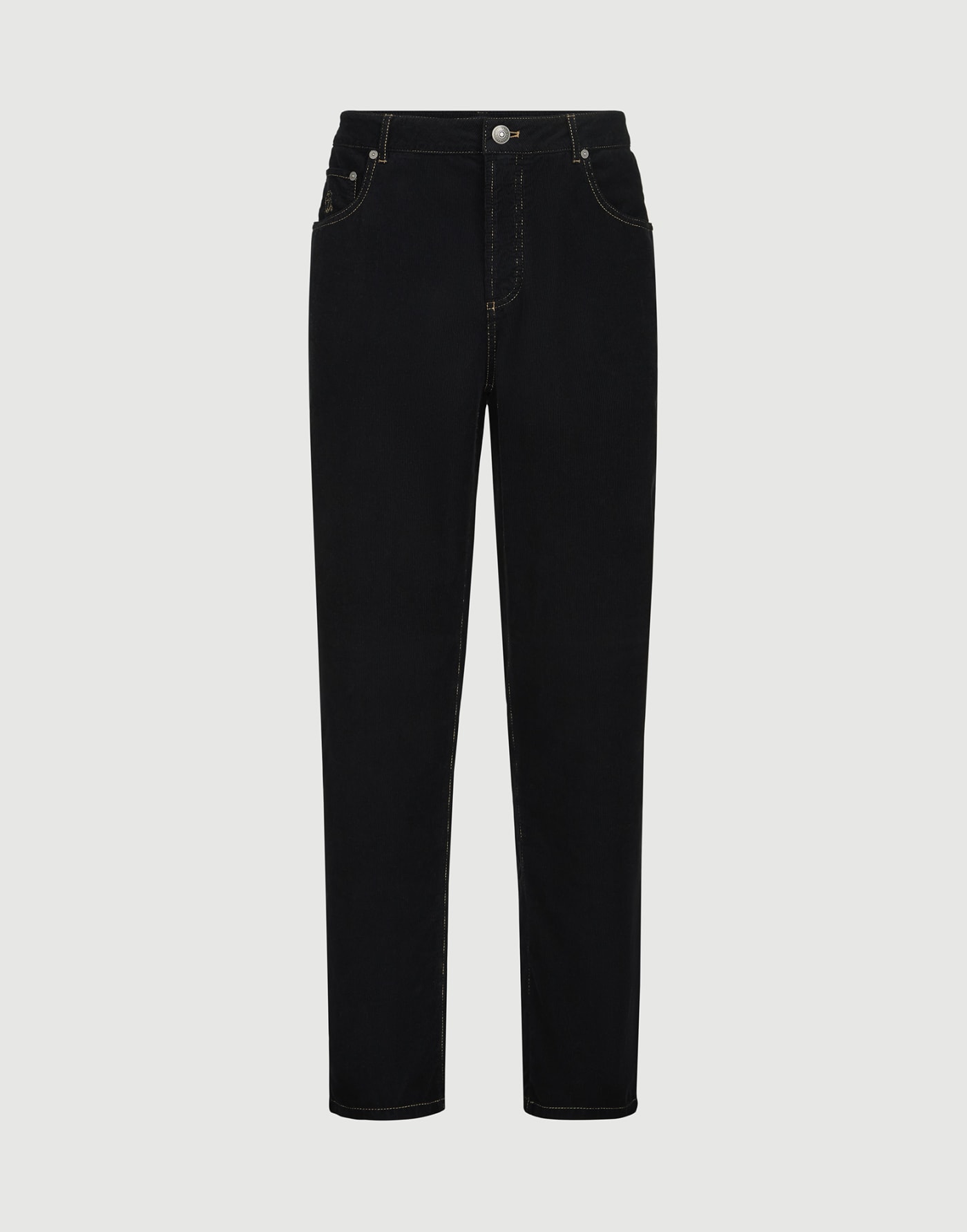 Corduroy trousers Black Man - Brunello Cucinelli