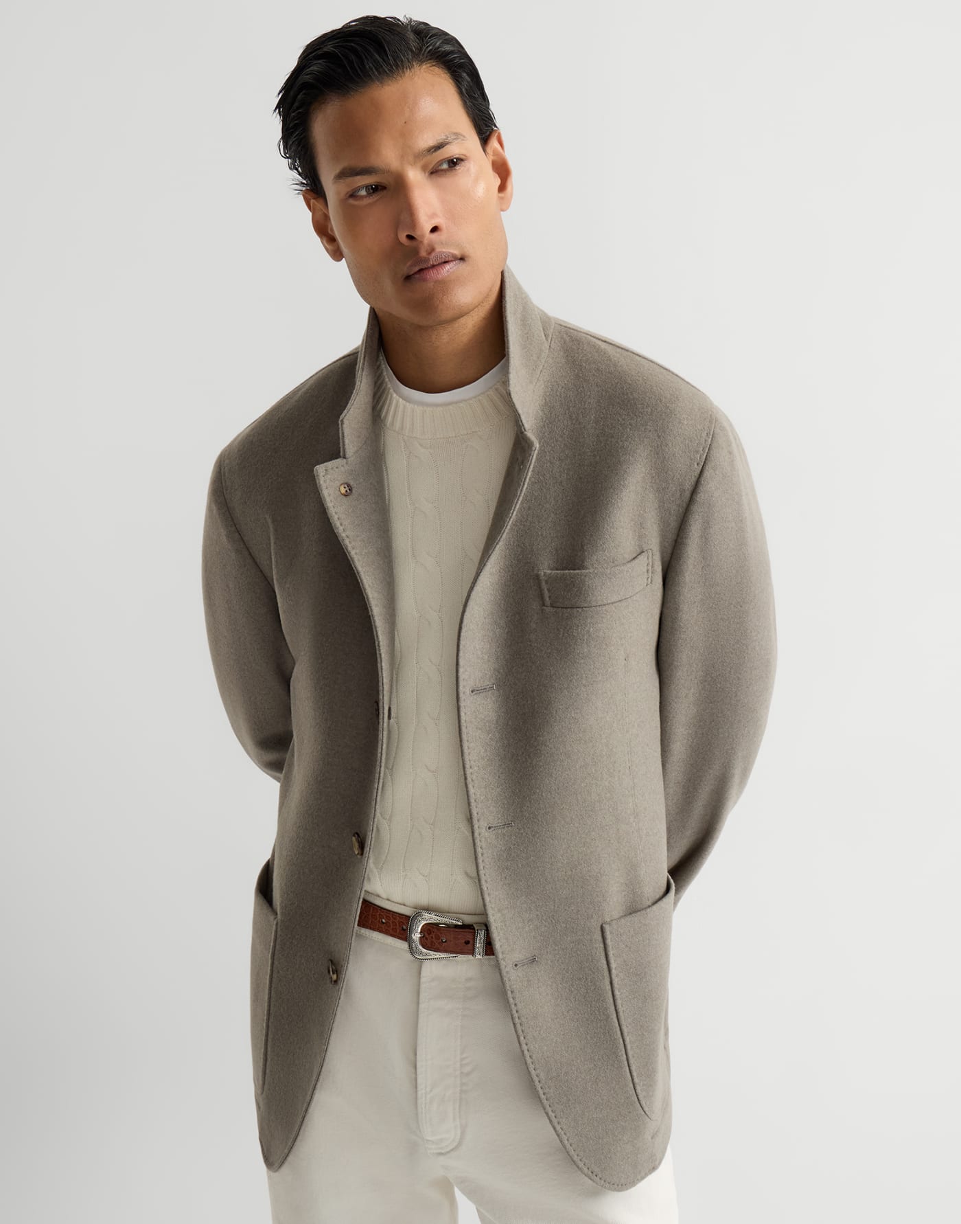 Blazer-style outerwear Military Man - Brunello Cucinelli