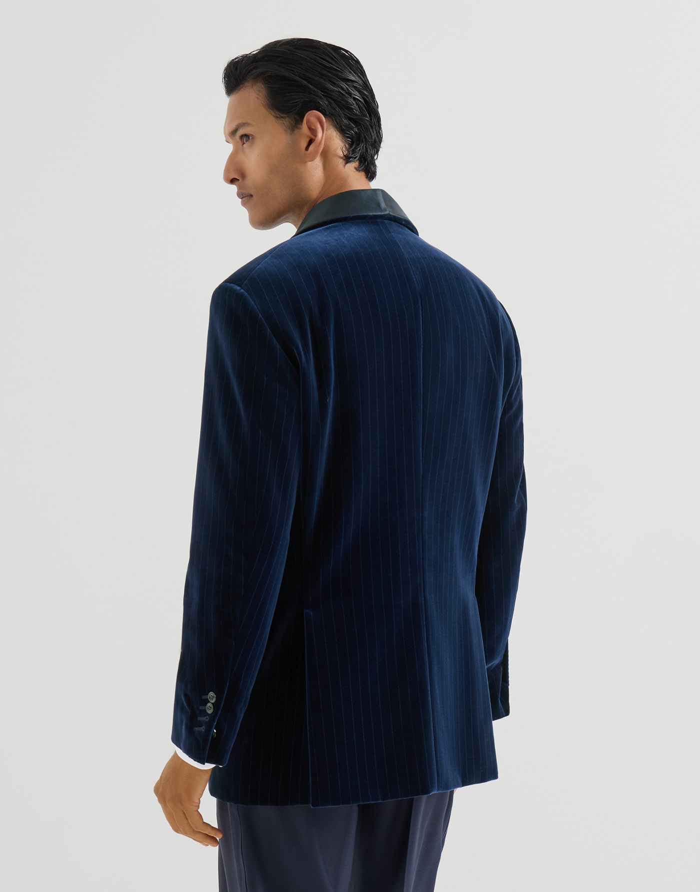 Tuxedo jacket Navy Blue Man - Brunello Cucinelli