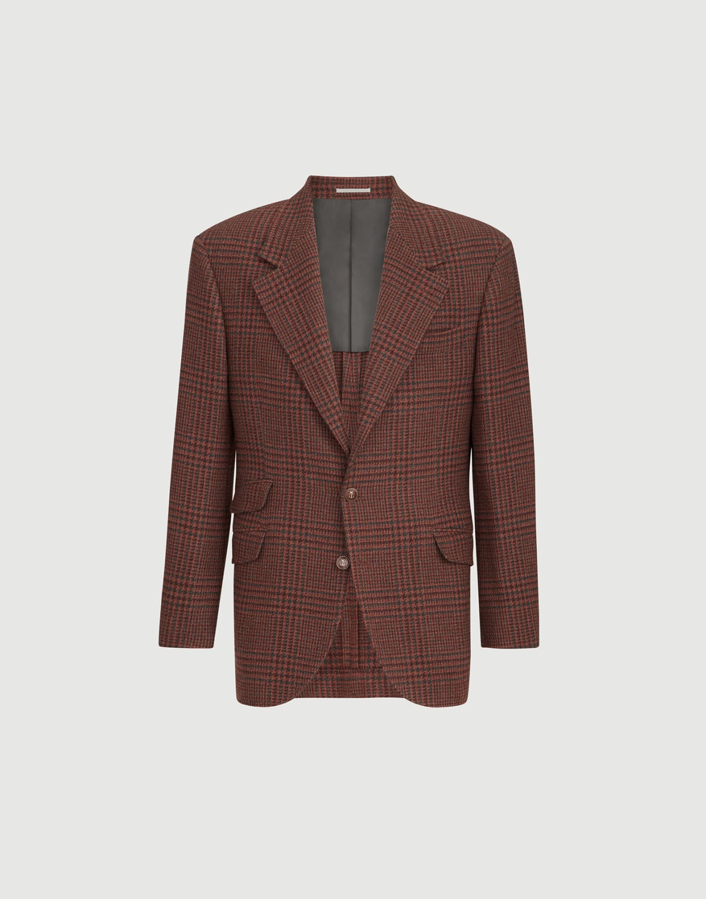 Prince of Wales Cavallo blazer Red Man - Brunello Cucinelli