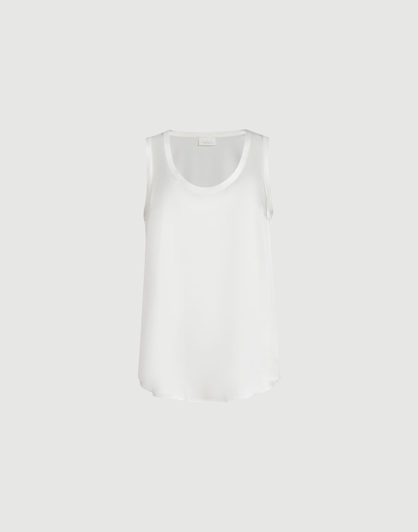 Stretch silk satin camisole White Woman - Brunello Cucinelli