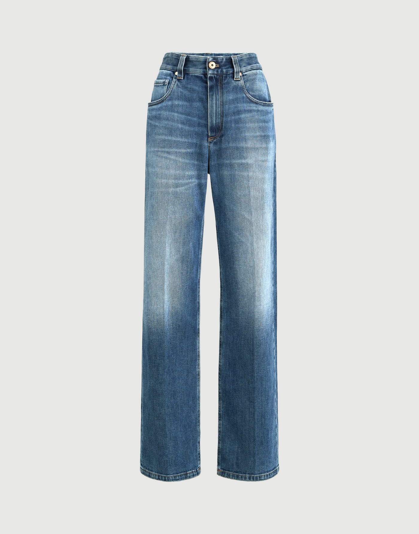 Contemporary Loose trousers Denim Woman - Brunello Cucinelli