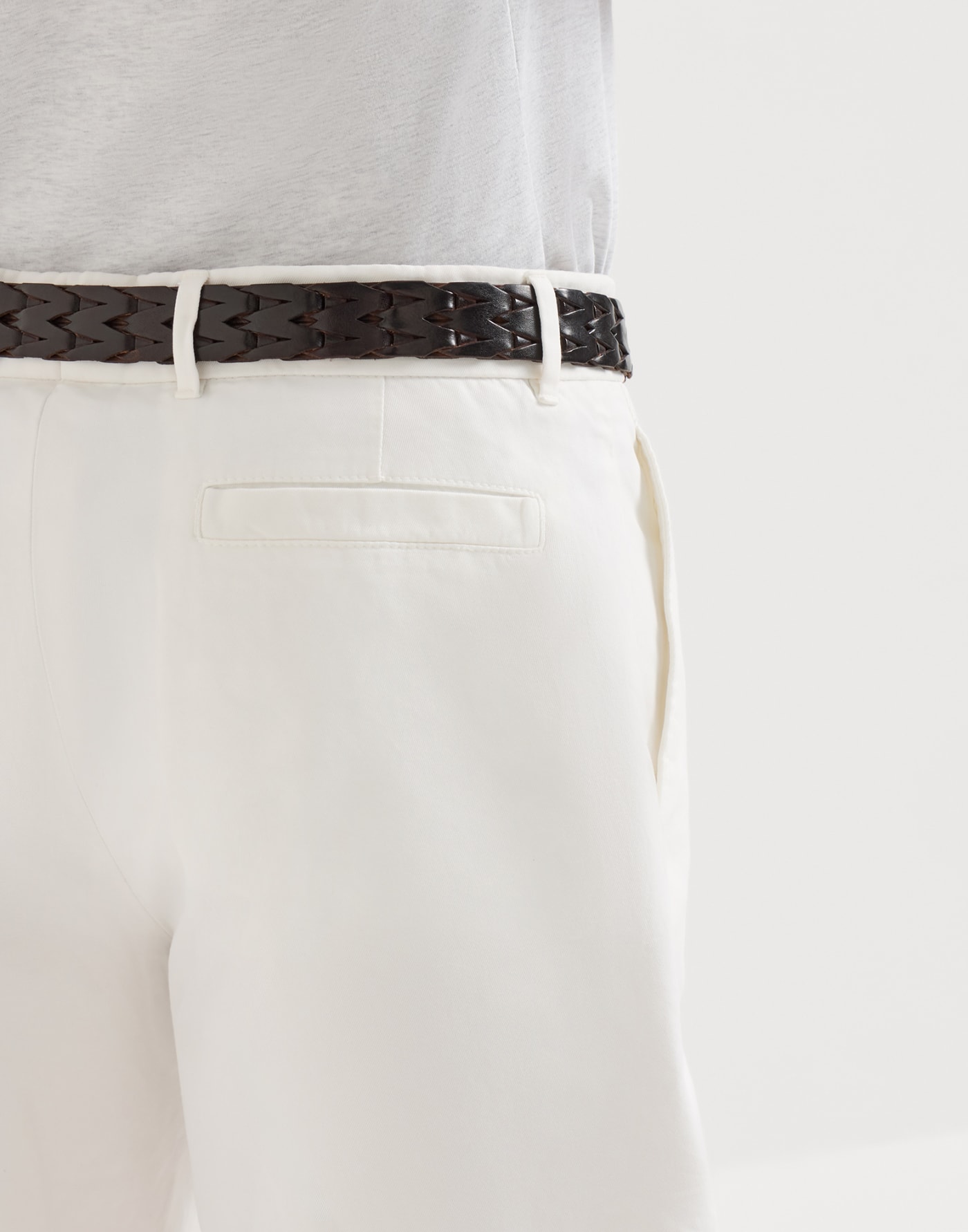 Gabardine Bermuda shorts White Man - Brunello Cucinelli