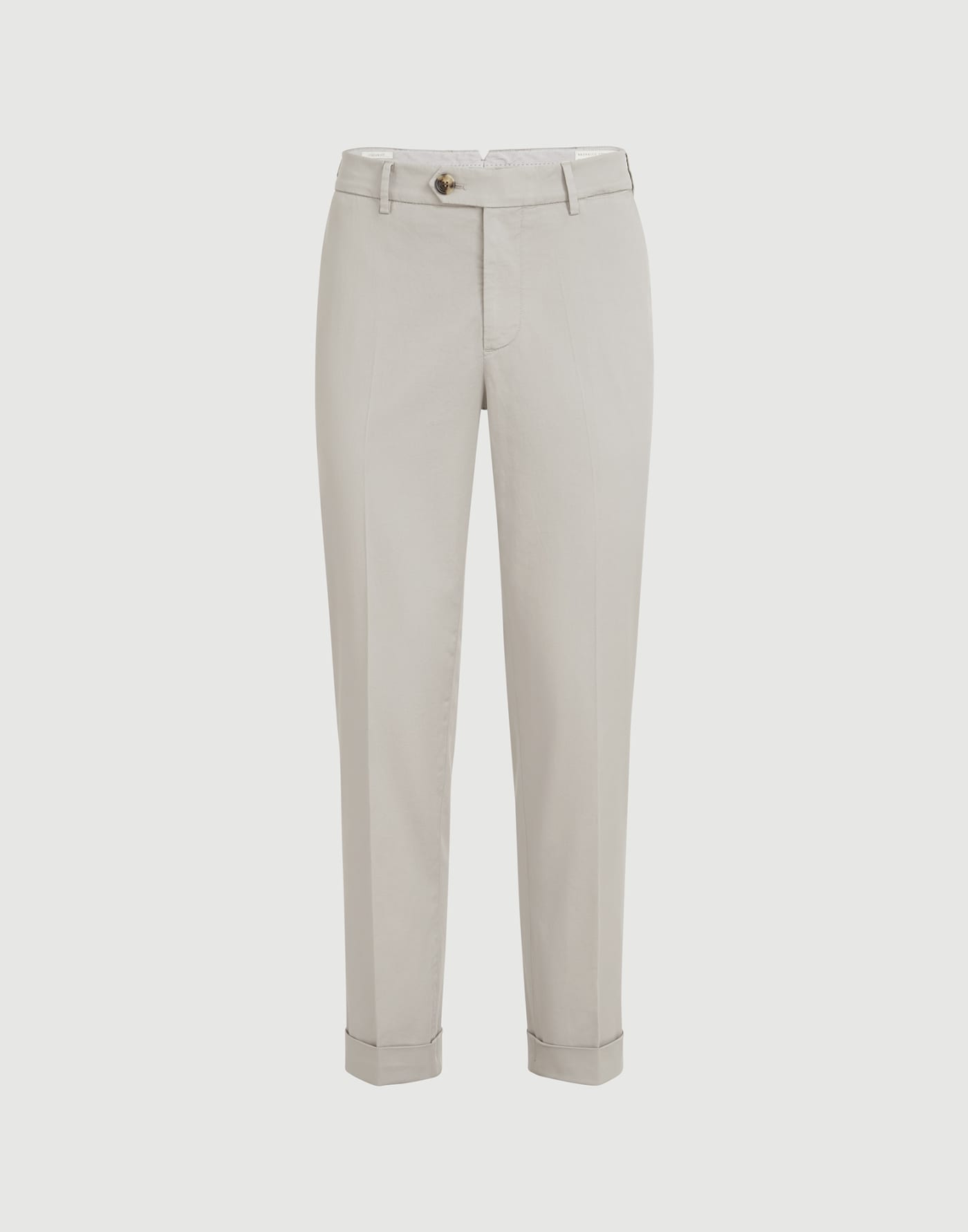 Comfort gabardine trousers Light Grey Man - Brunello Cucinelli