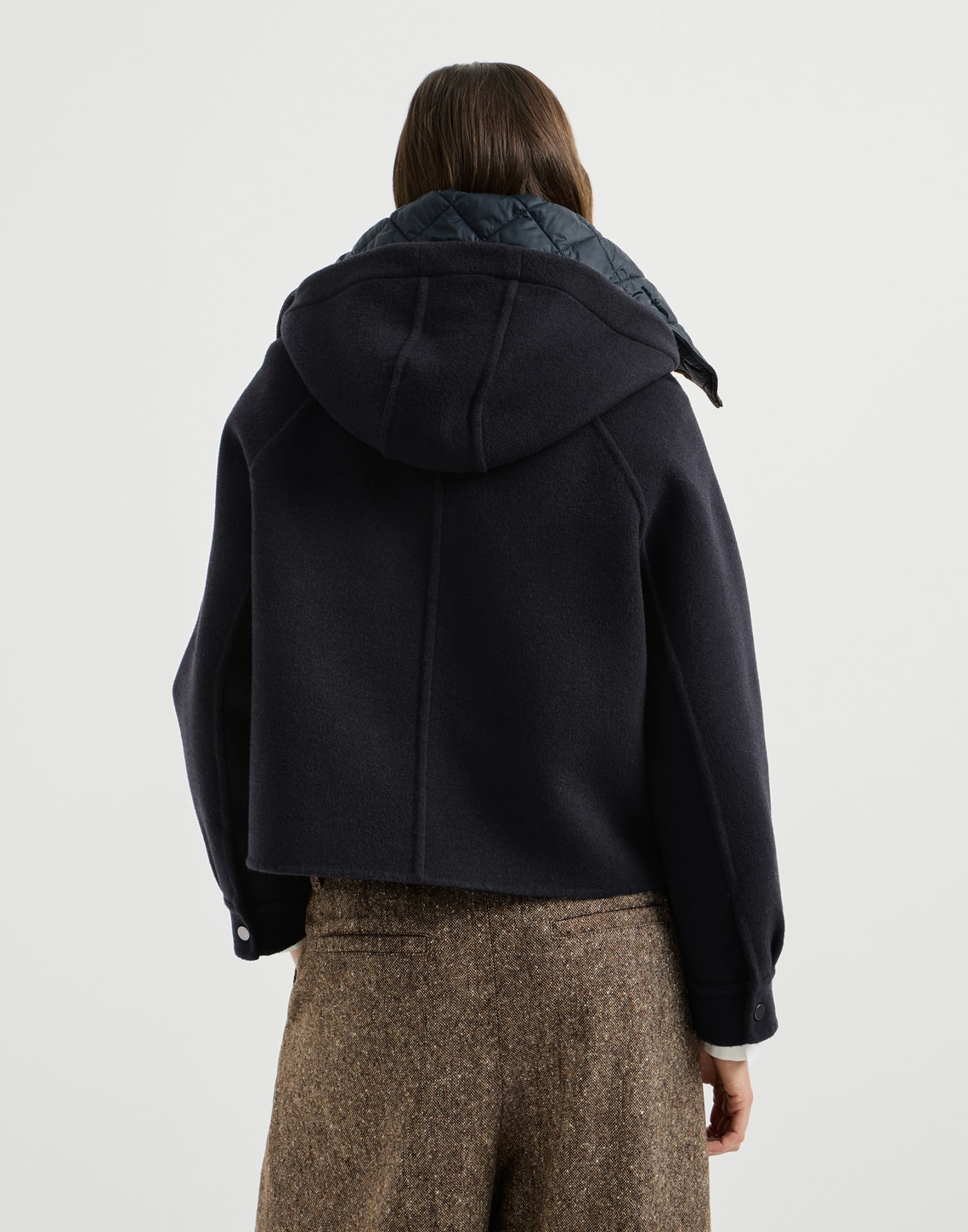Handcrafted outerwear jacket Cobalt Woman - Brunello Cucinelli