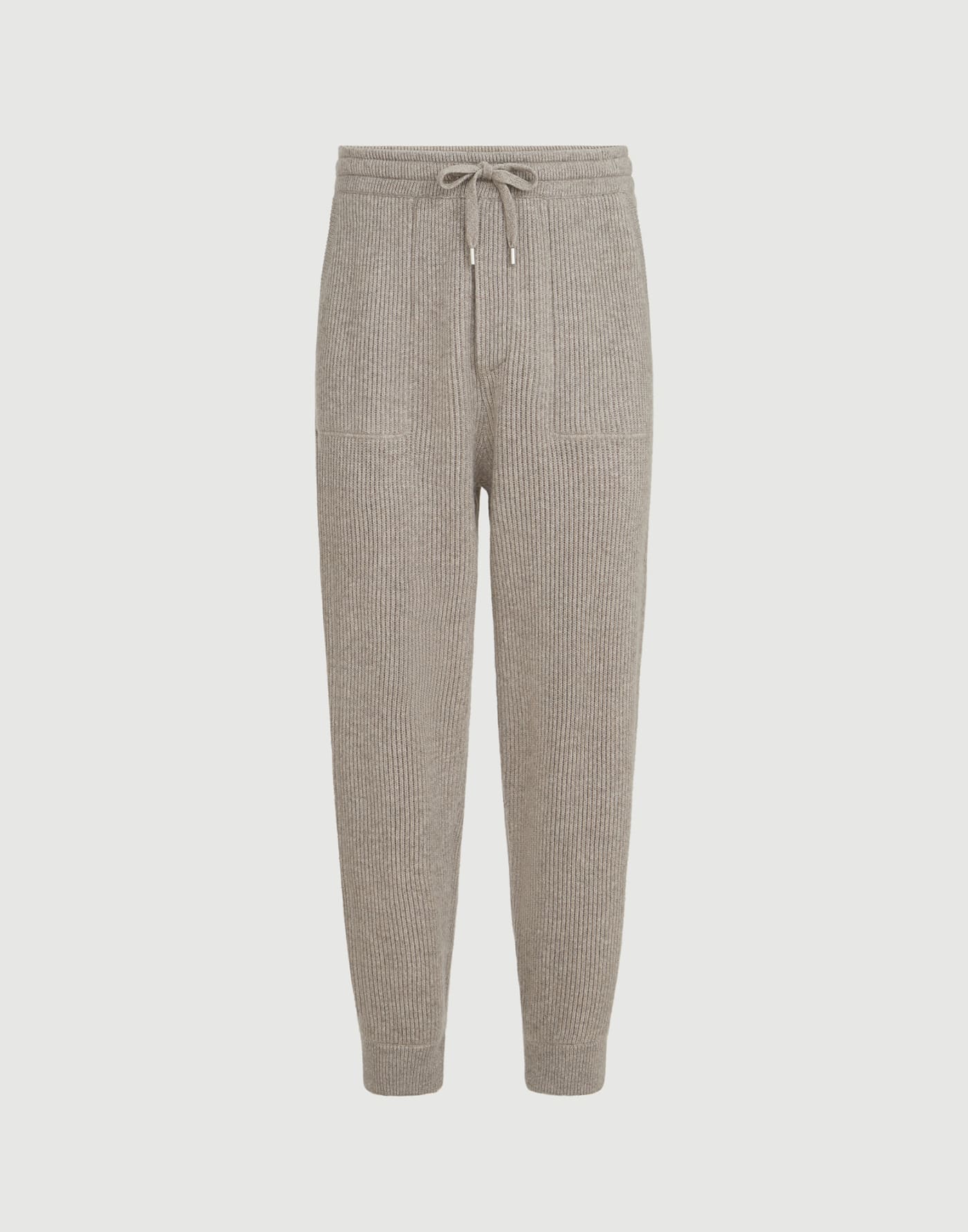 Jogginghose aus Kaschmirstrick Steingrau Herren - Brunello Cucinelli
