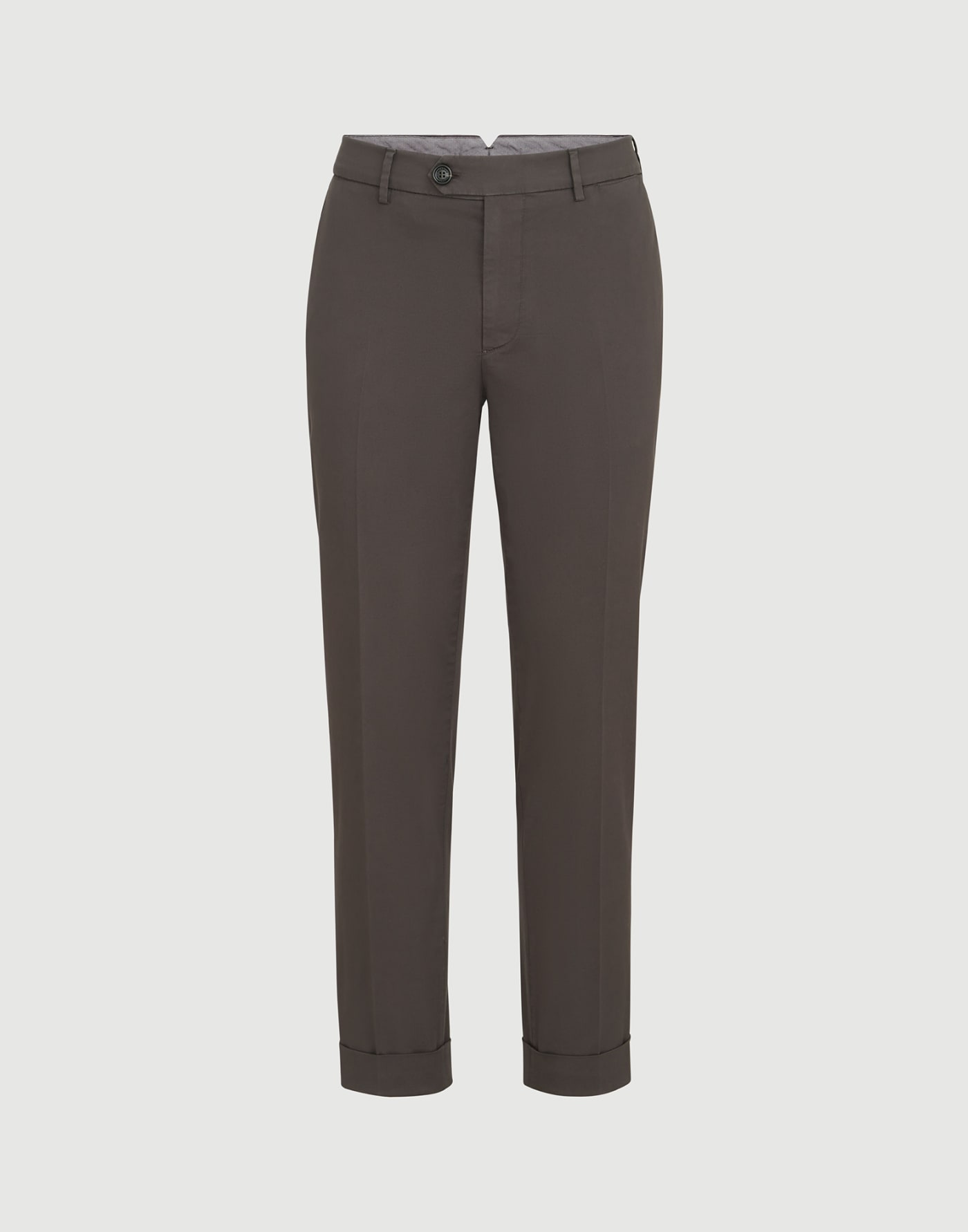 Comfort gabardine trousers Brown Man - Brunello Cucinelli