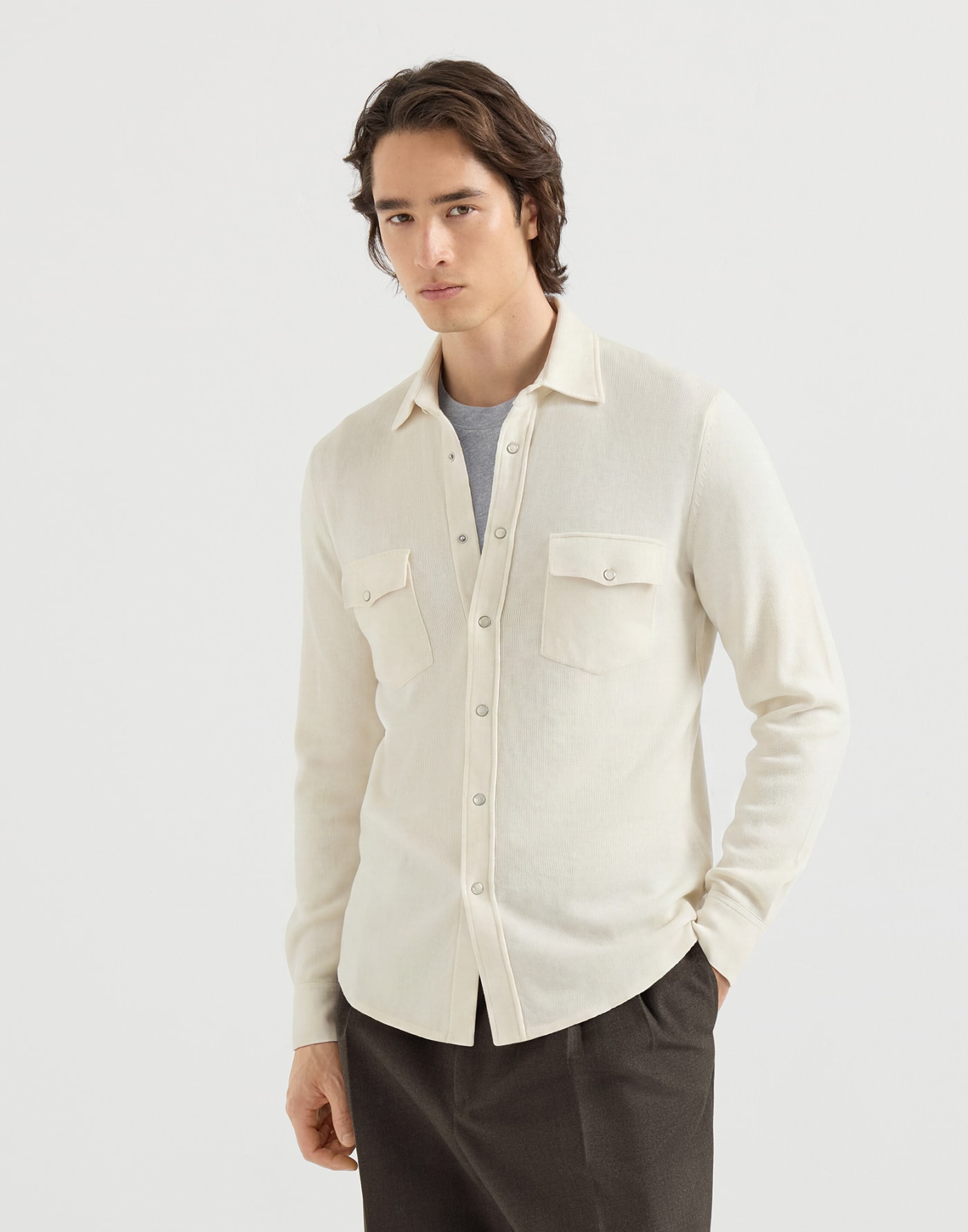 Knit shirt Panama Man - Brunello Cucinelli
