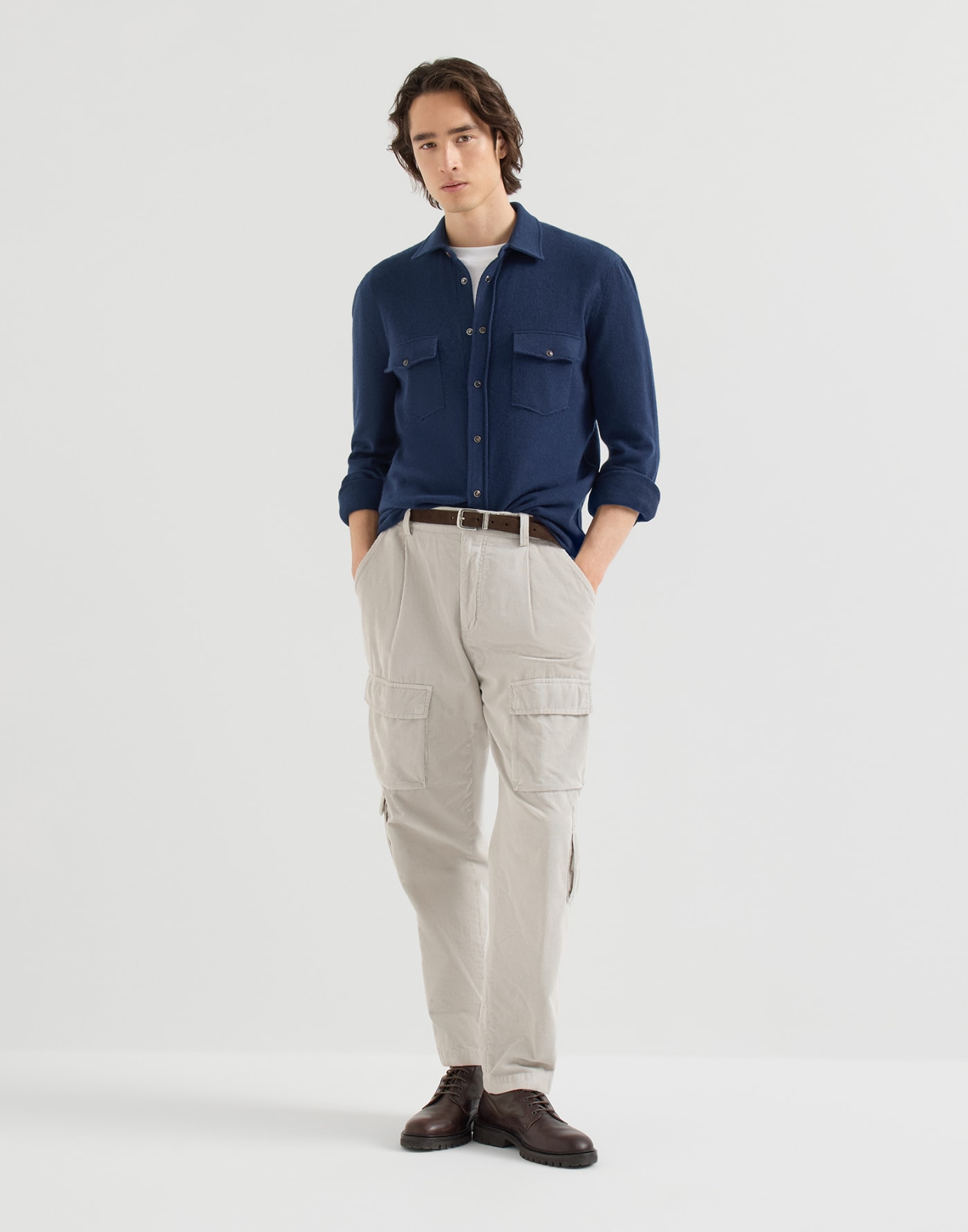 Knit shirt Blue Man - Brunello Cucinelli