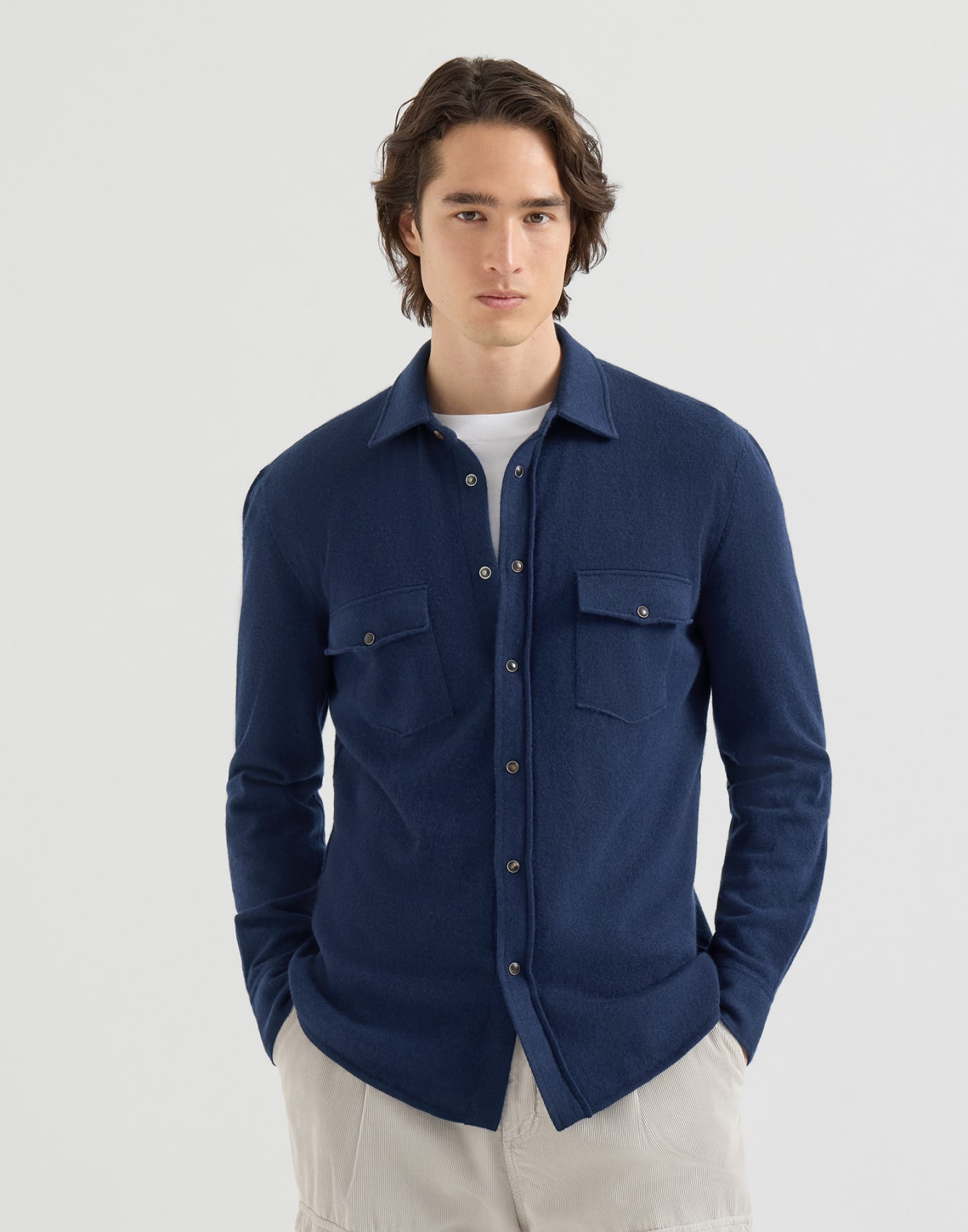 Knit shirt Blue Man - Brunello Cucinelli