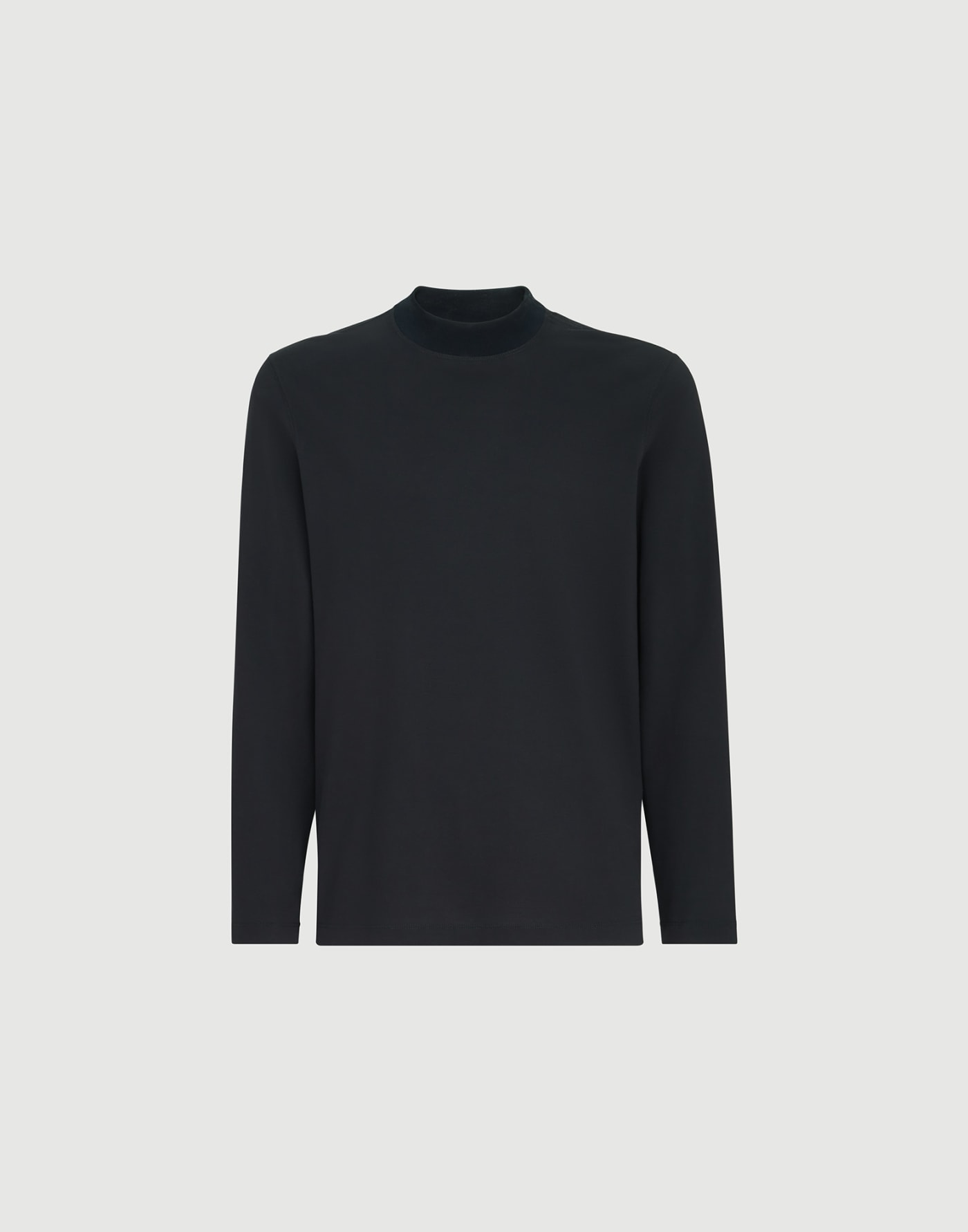 Cotton jersey T-shirt Navy Blue Man - Brunello Cucinelli