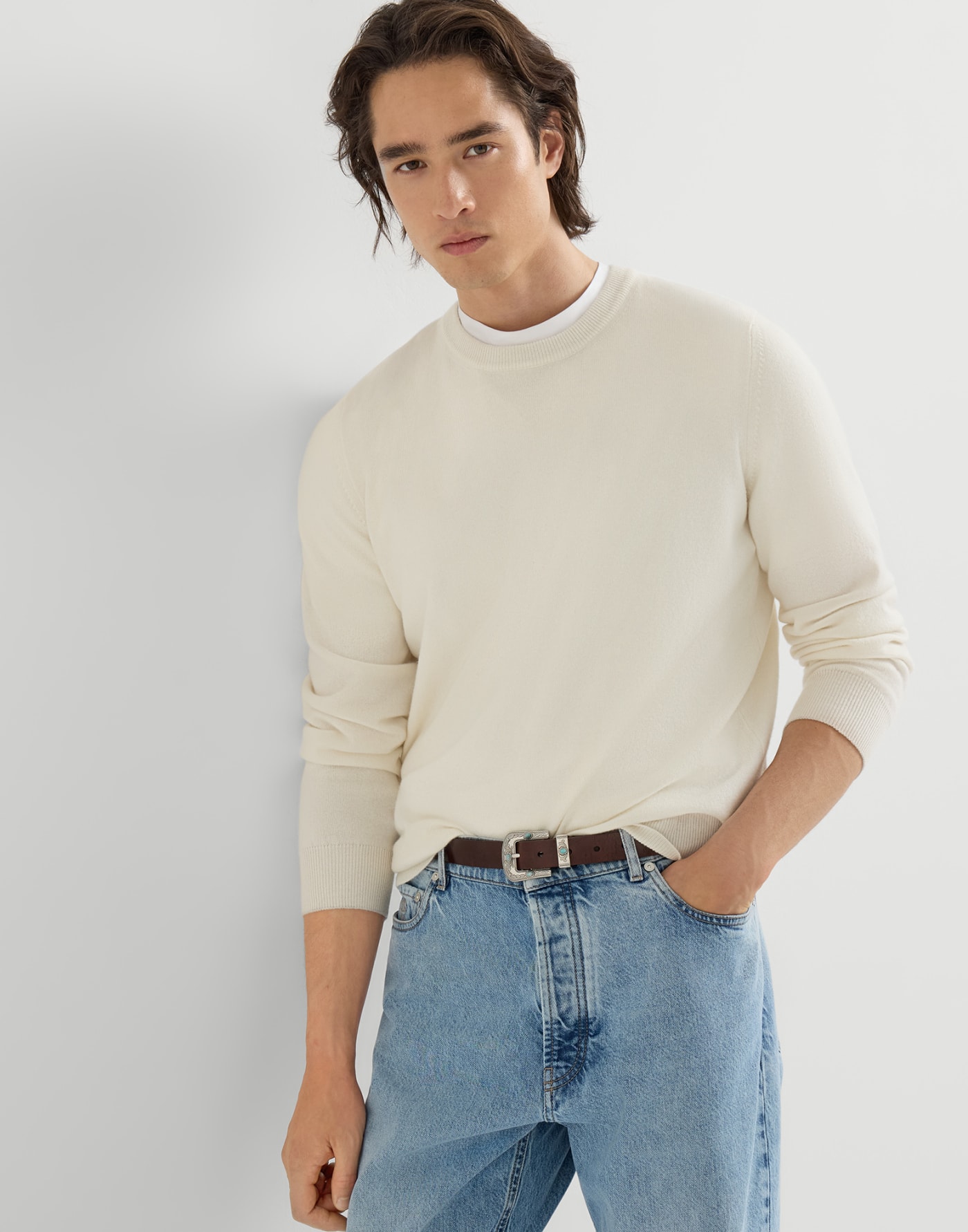 Jersey de cachemir Panamá Hombre - Brunello Cucinelli