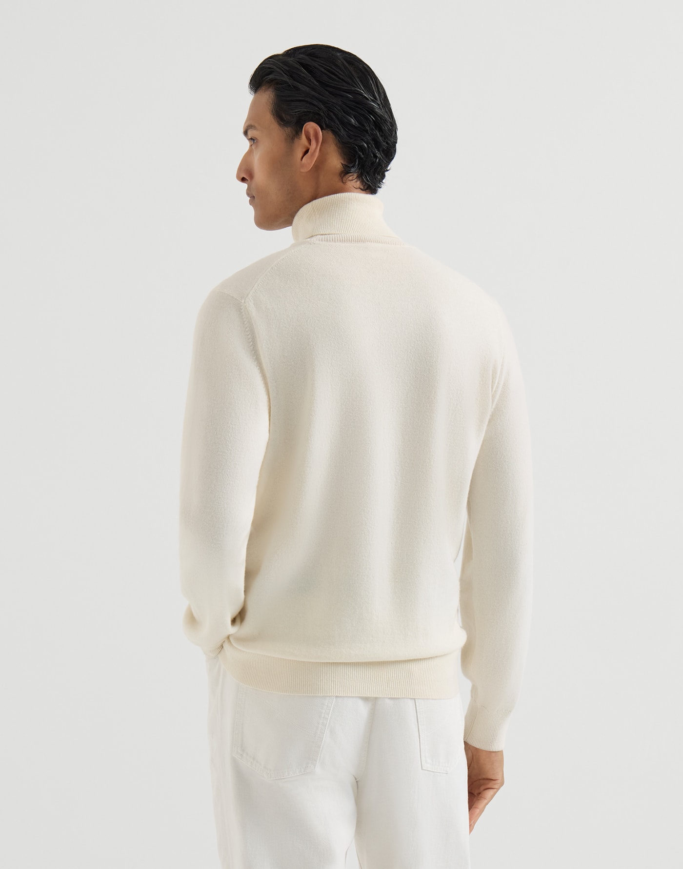 Cashmere turtleneck sweater Panama Man - Brunello Cucinelli