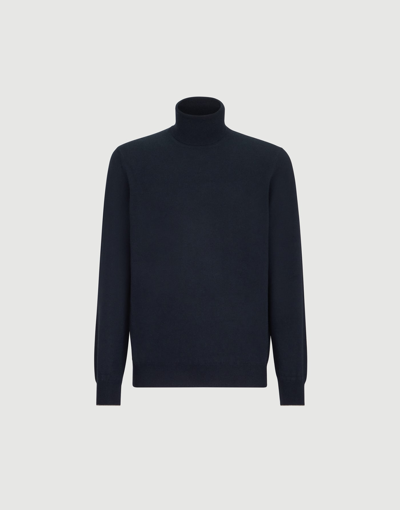 Cashmere turtleneck sweater Navy Blue Man - Brunello Cucinelli