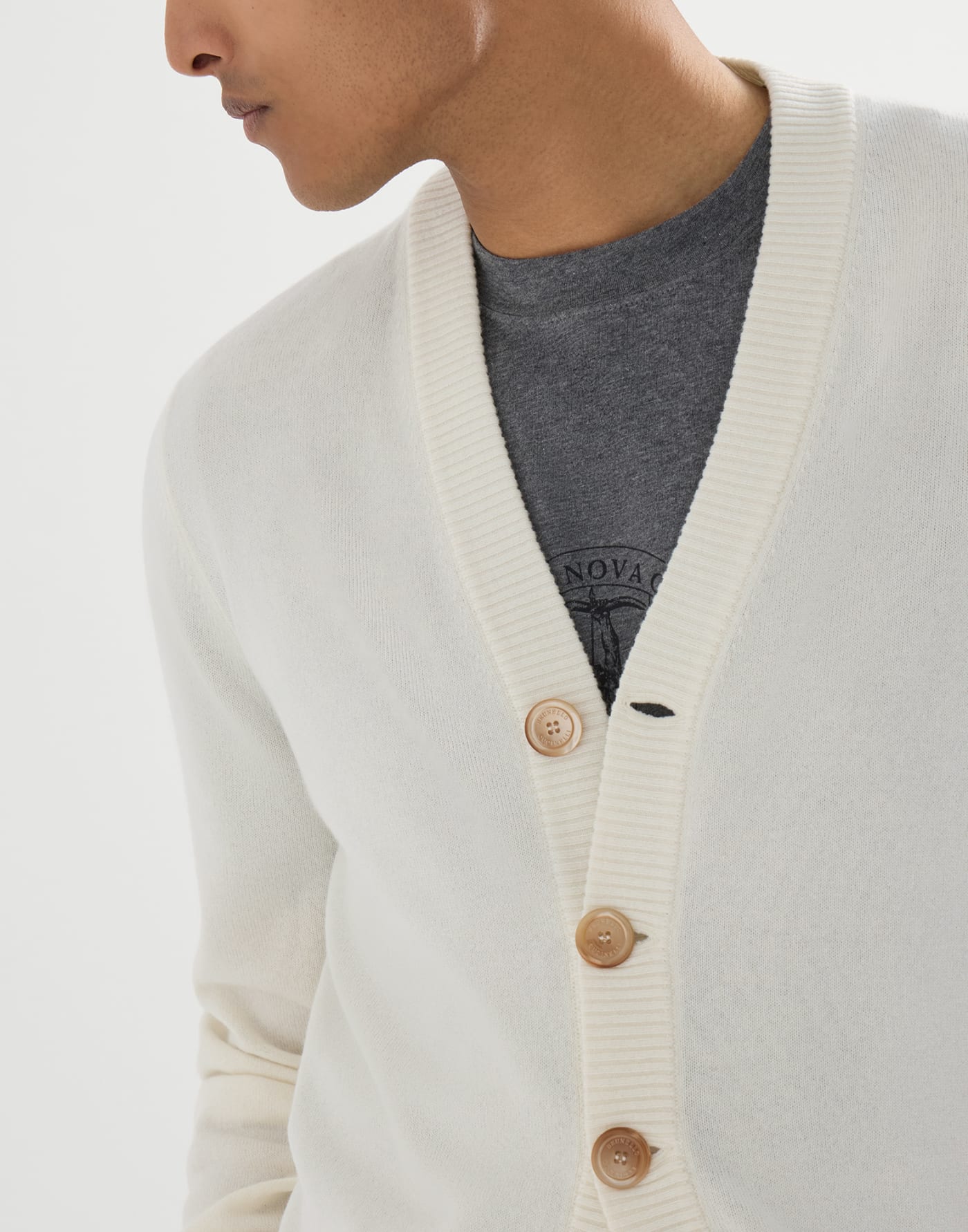 Cashmere cardigan Panama Man - Brunello Cucinelli