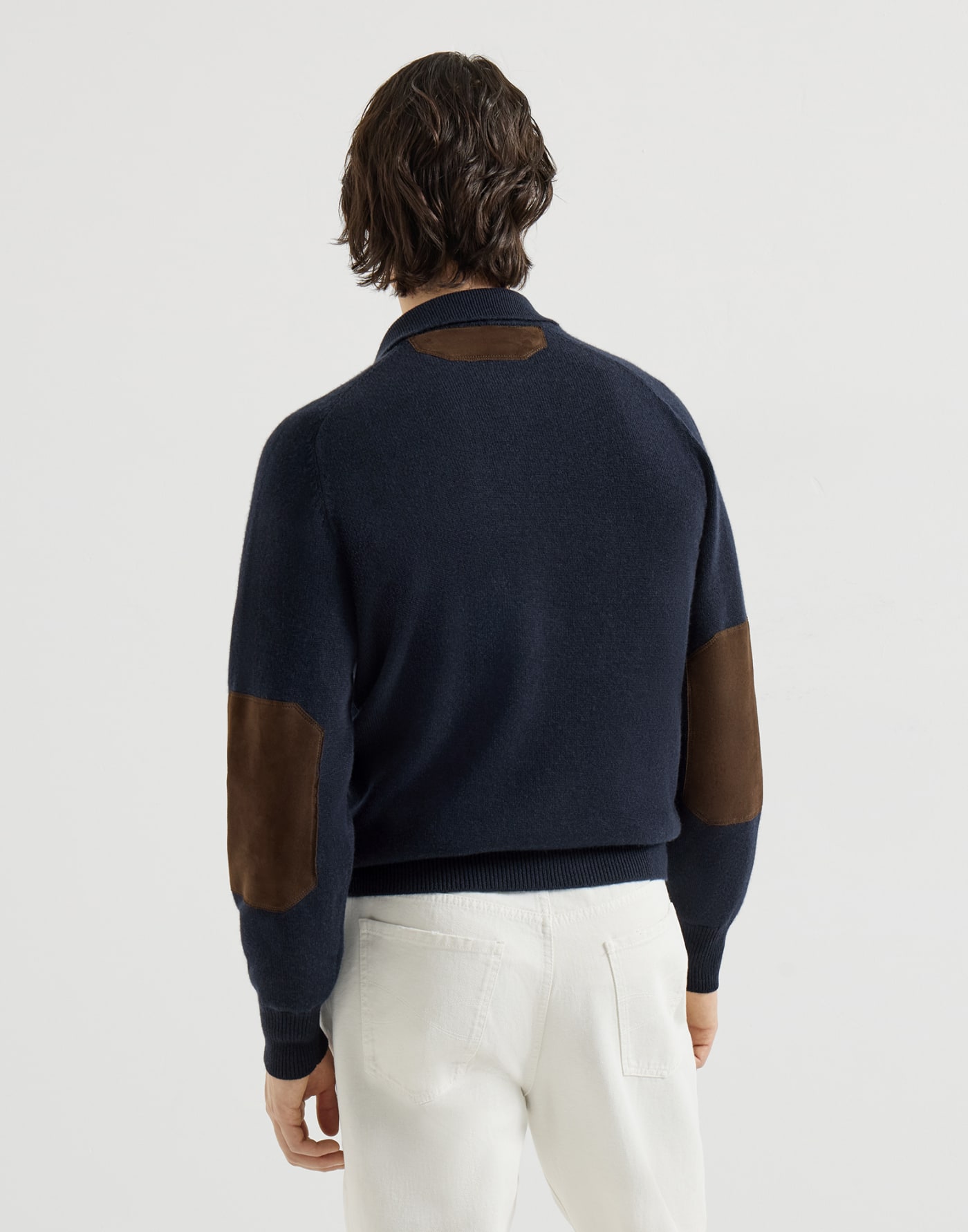 Cashmere cardigan Navy Blue Man - Brunello Cucinelli