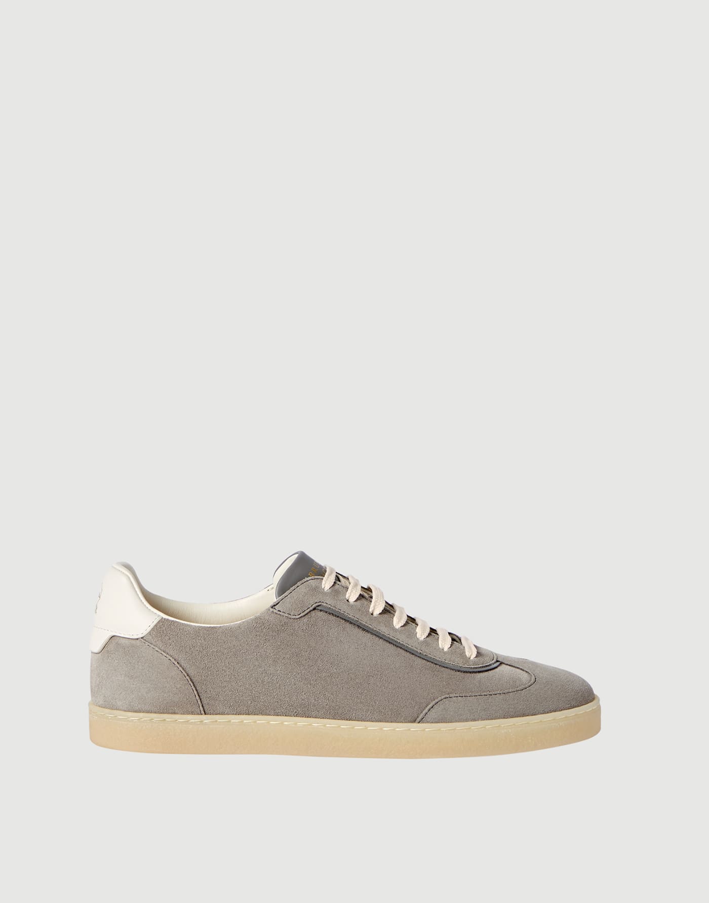 Suede sneakers Light Grey Man - Brunello Cucinelli