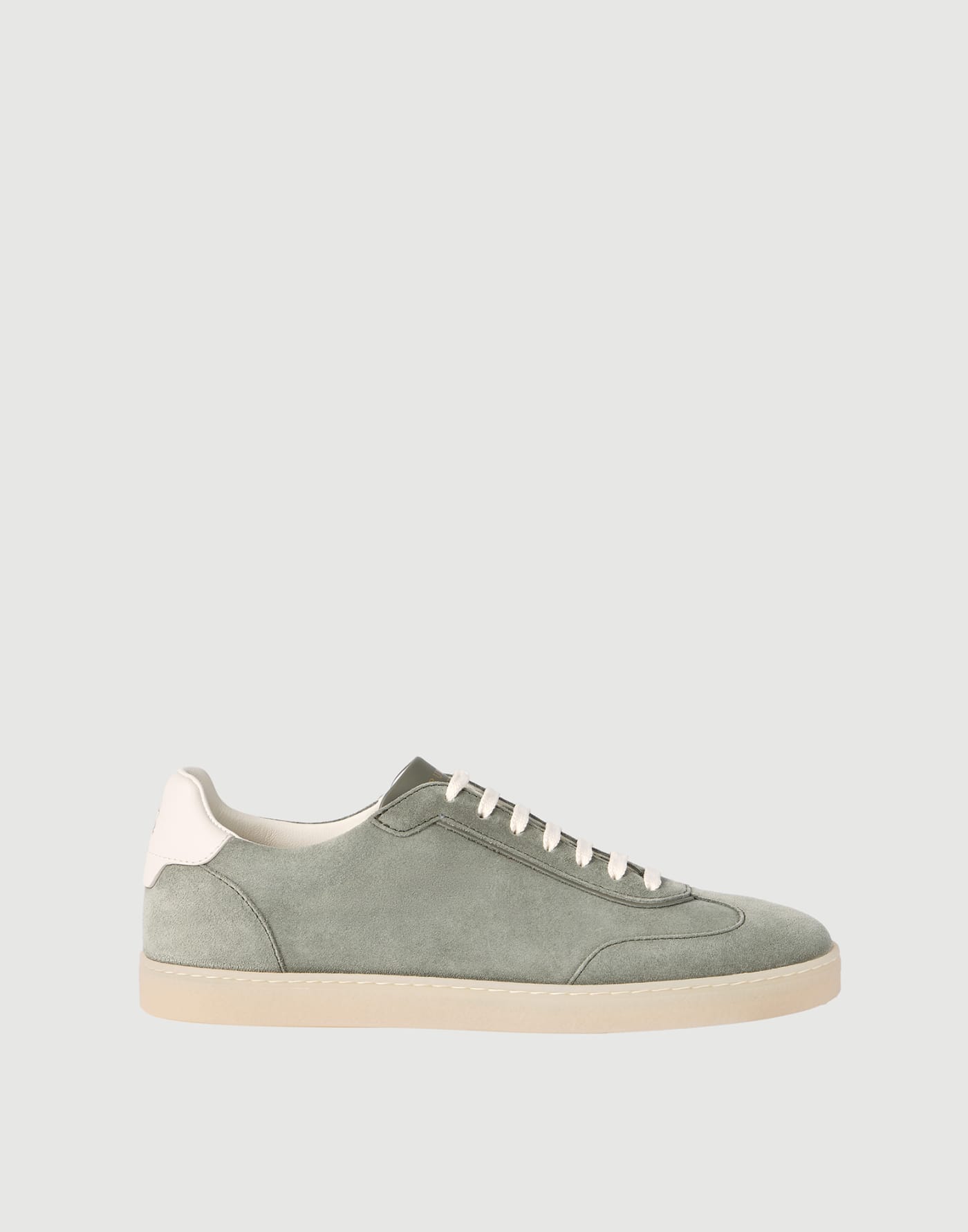 Zapatillas de piel de ante Khaki Hombre - Brunello Cucinelli