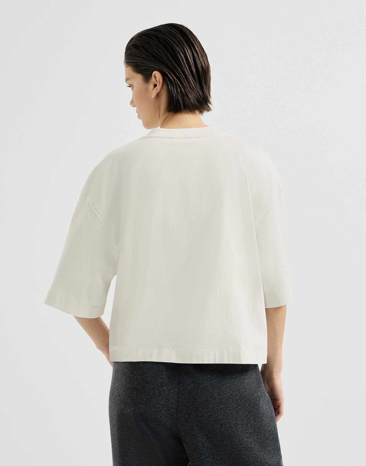 T-shirt with embroidery Butter Woman - Brunello Cucinelli