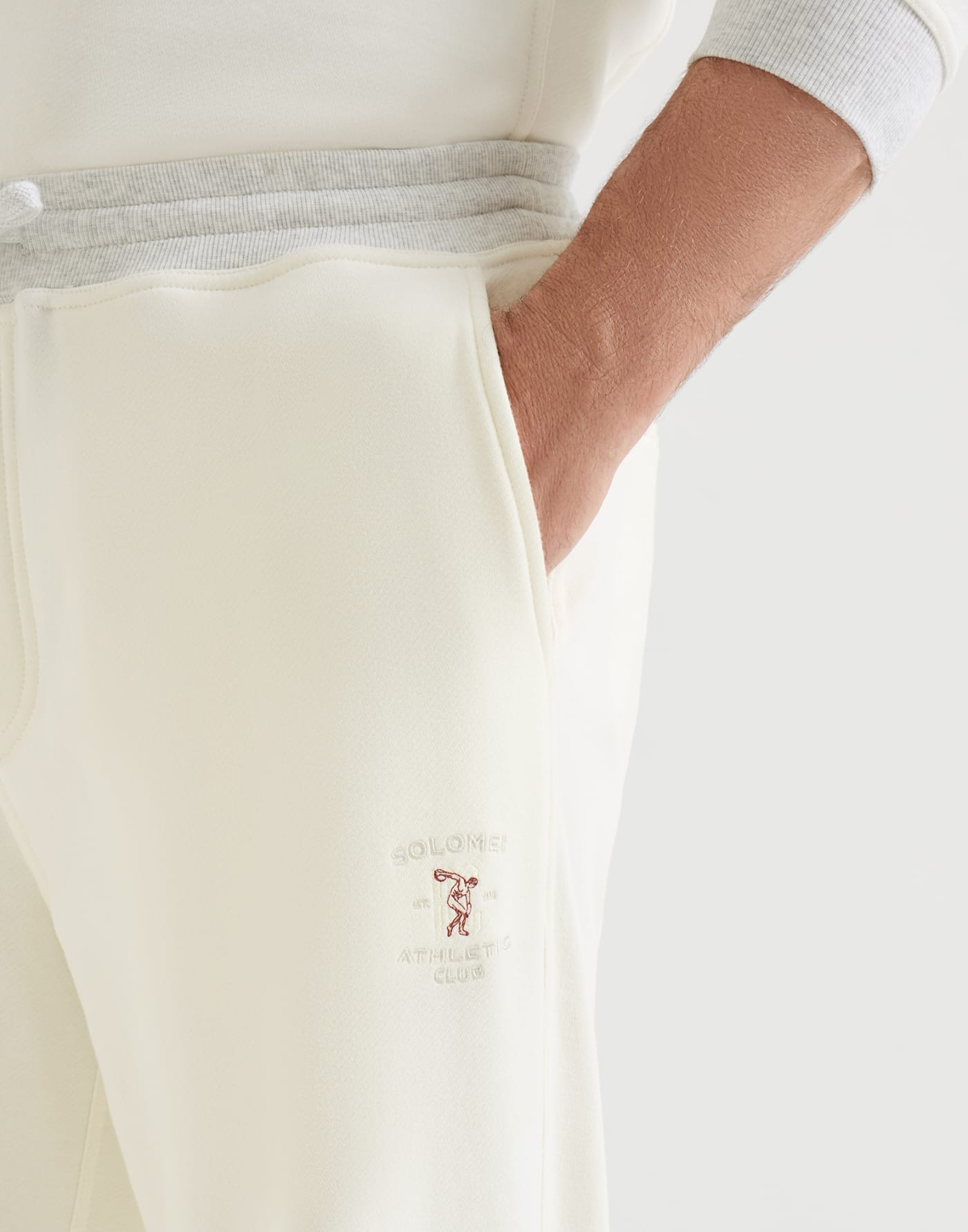 Hose mit Stickerei Off-White Herren - Brunello Cucinelli