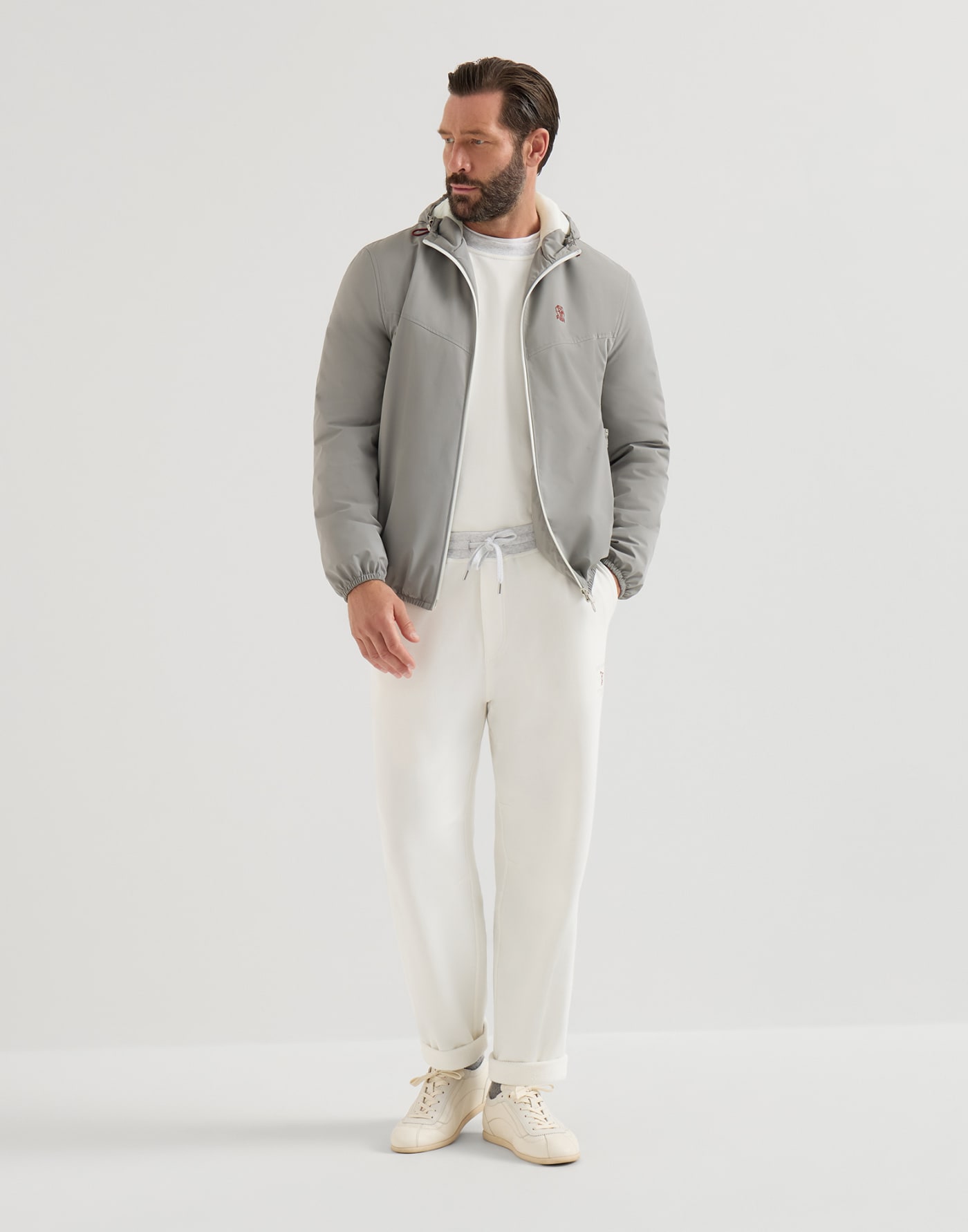Hose mit Stickerei Off-White Herren - Brunello Cucinelli