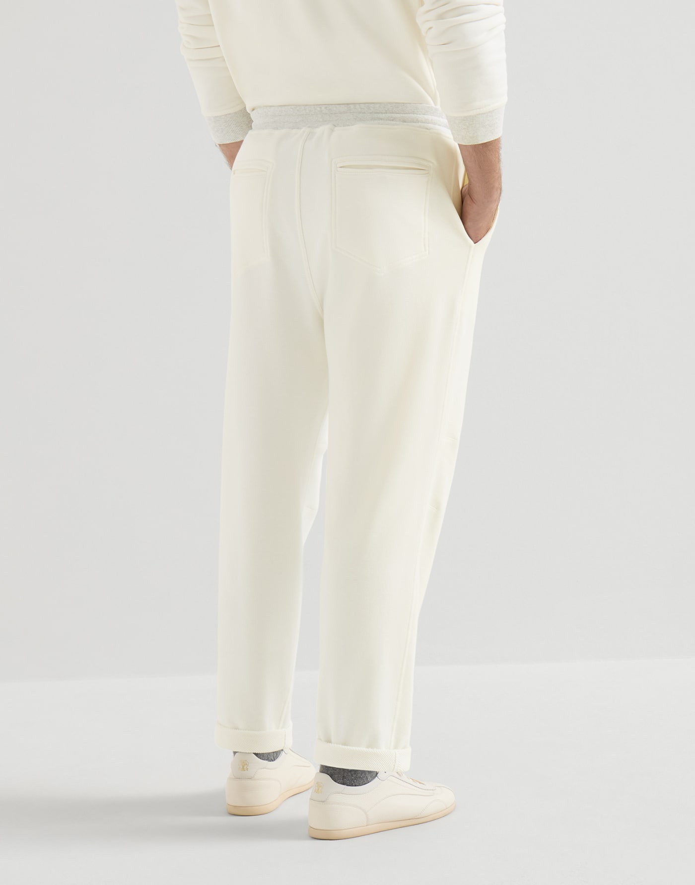 Hose mit Stickerei Off-White Herren - Brunello Cucinelli