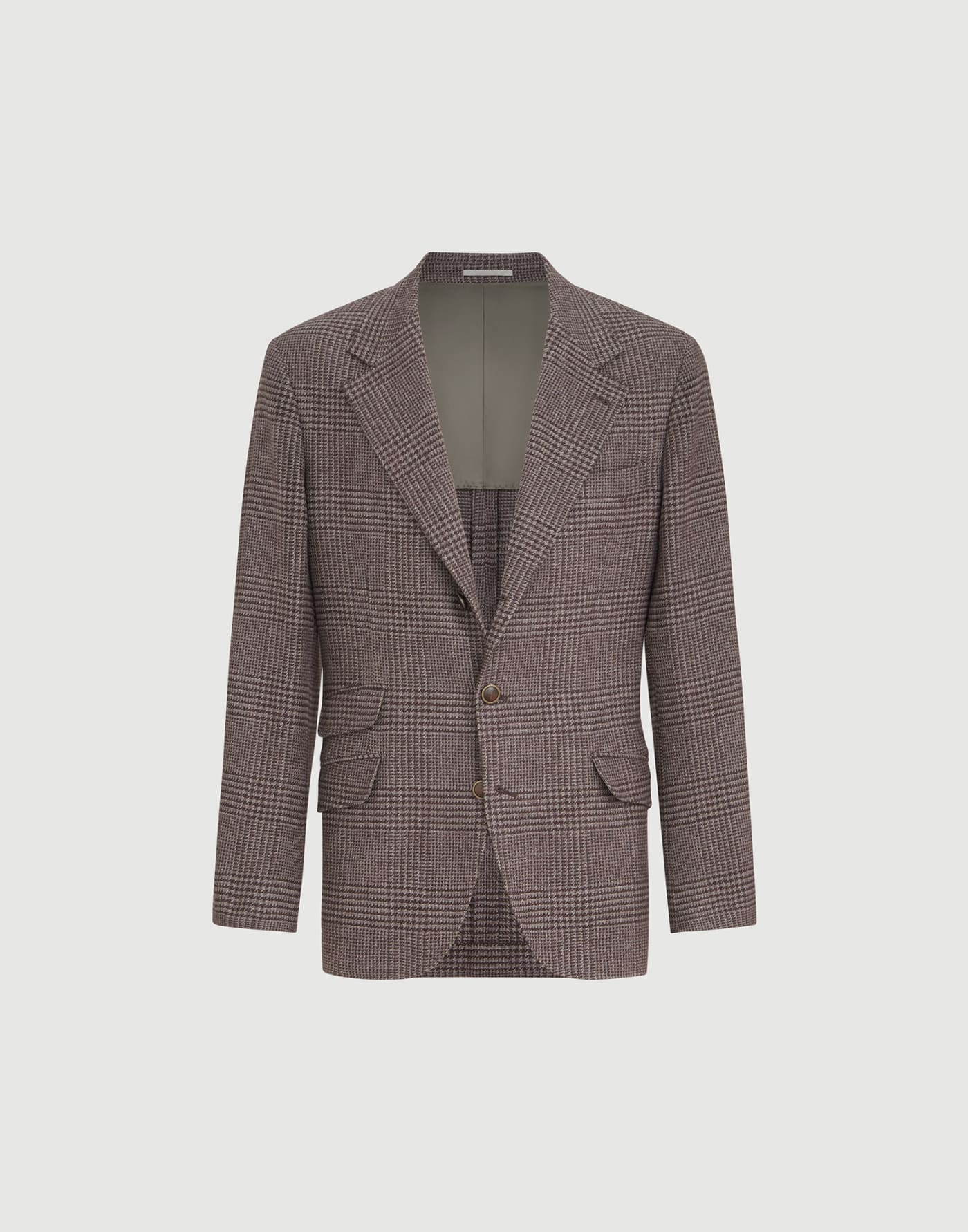 Prince of Wales Cavallo blazer Blueberry Man - Brunello Cucinelli