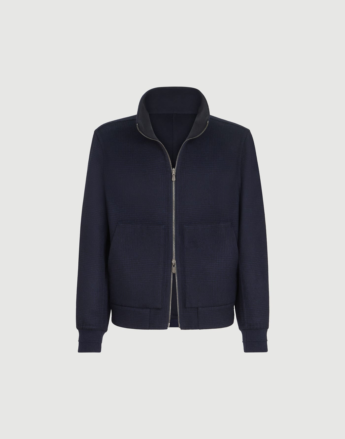 Reversible bomber jacket Blue Man - Brunello Cucinelli