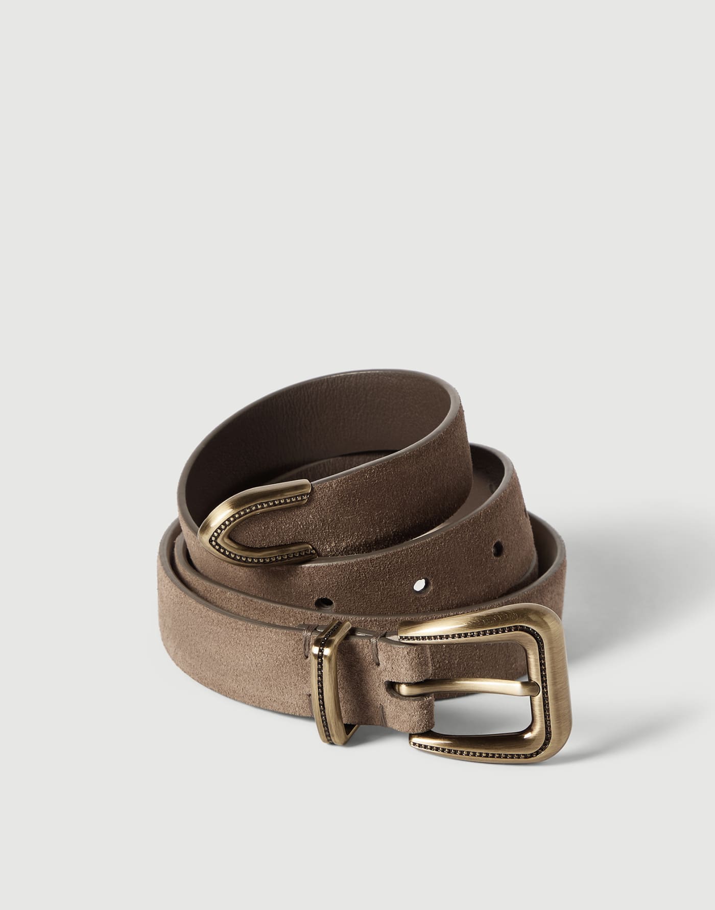 Cintura in camoscio Marrone Donna - Brunello Cucinelli
