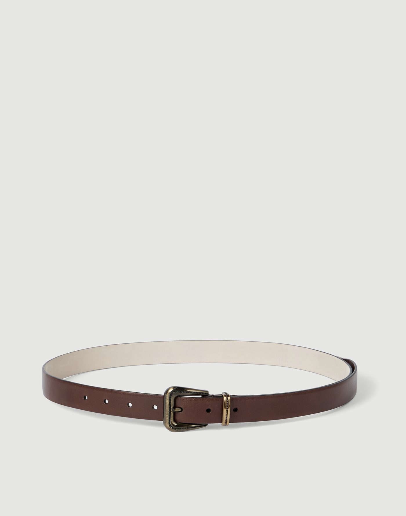 Cintura in vacchetta con monile Marrone Donna - Brunello Cucinelli