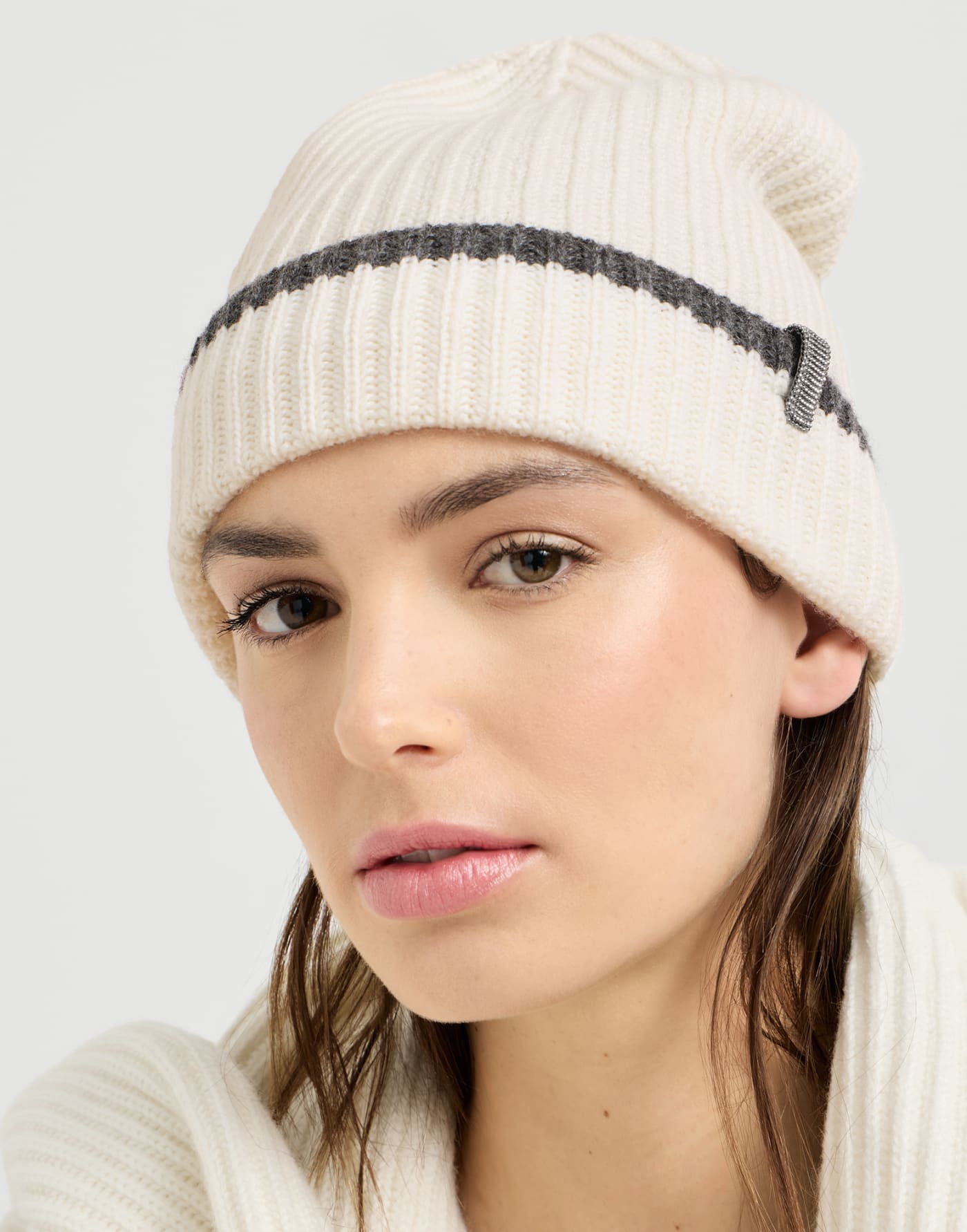 Knit beanie Panama Woman - Brunello Cucinelli