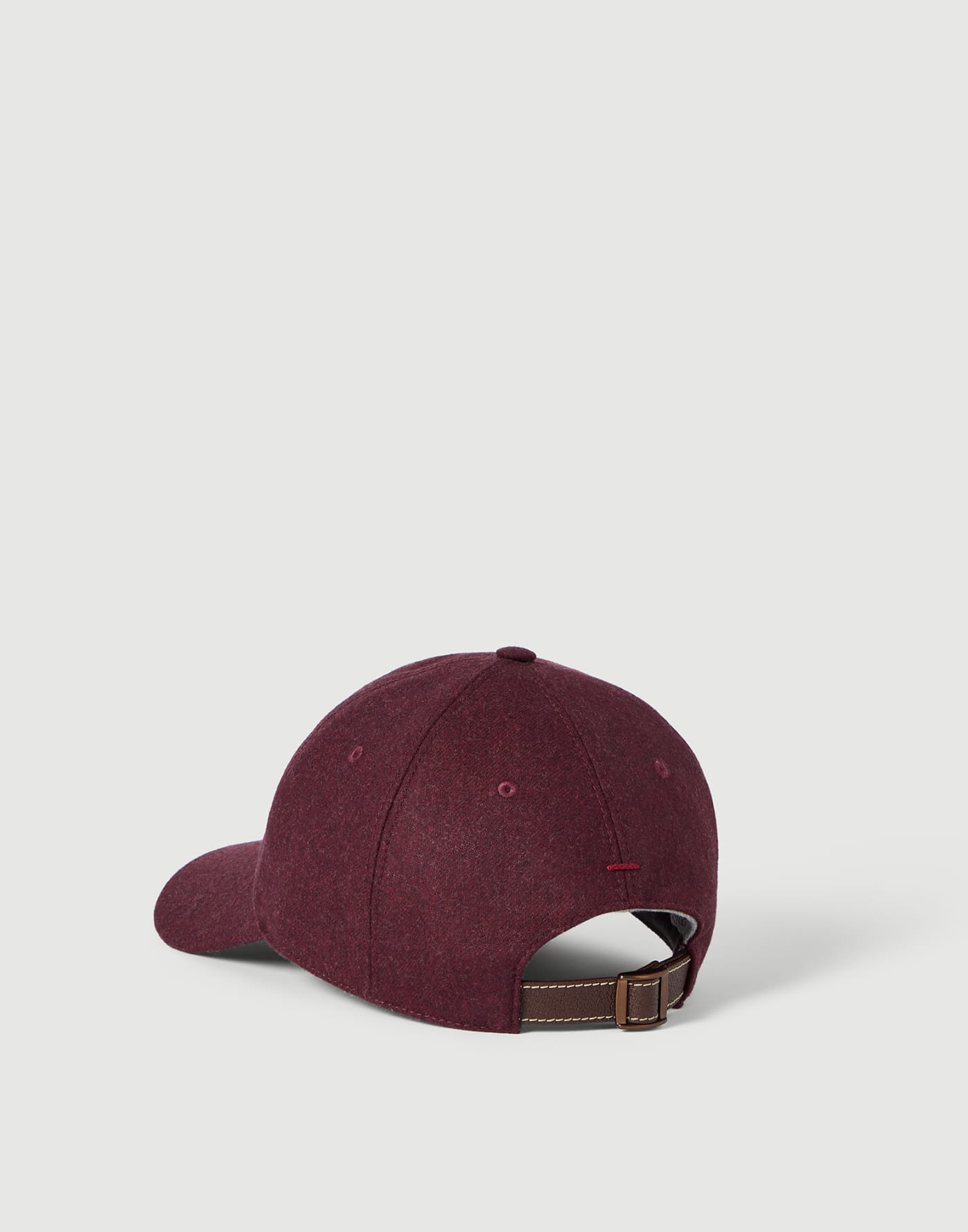 Baseball cap with logo Amaranth Man - Brunello Cucinelli