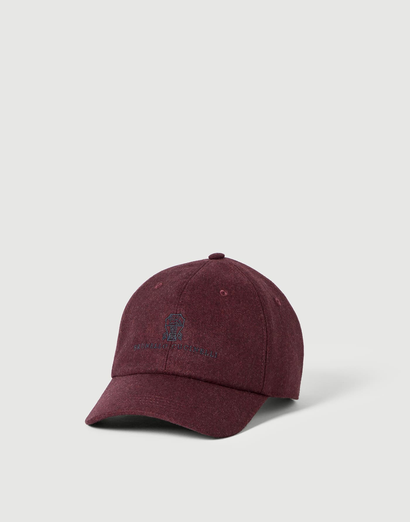 Baseball cap with logo Amaranth Man - Brunello Cucinelli
