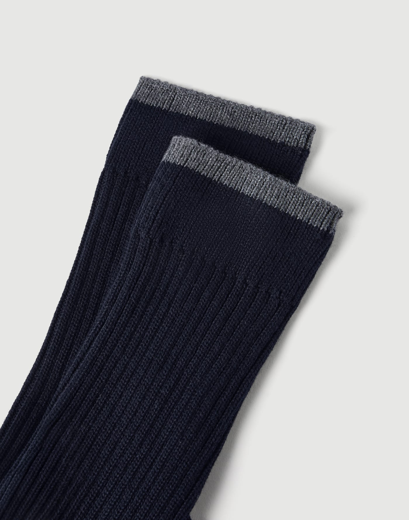 Cotton socks Navy Blue Man - Brunello Cucinelli