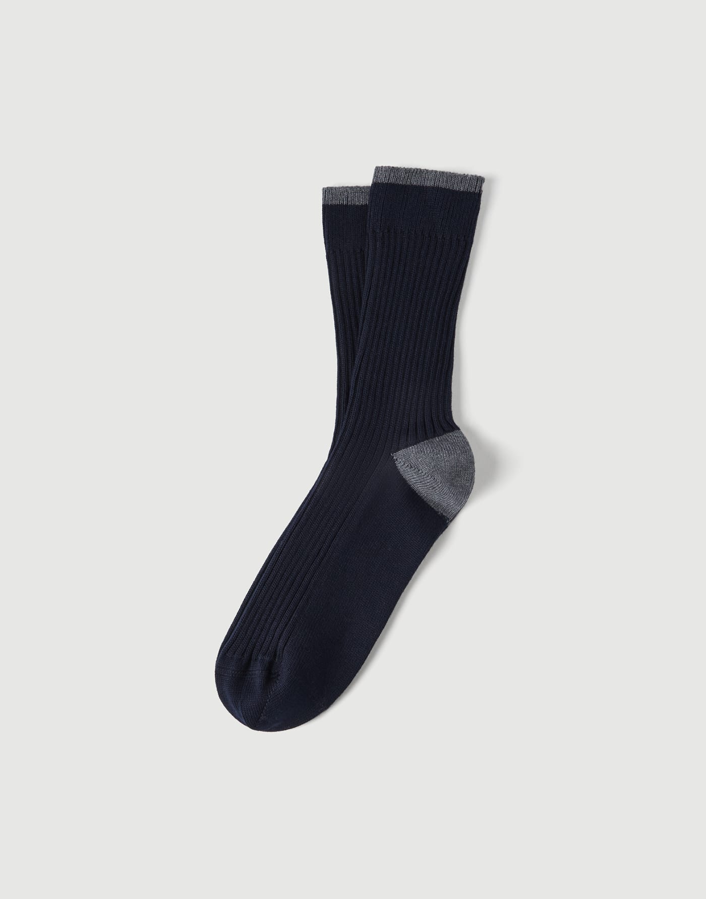 Cotton socks Navy Blue Man - Brunello Cucinelli