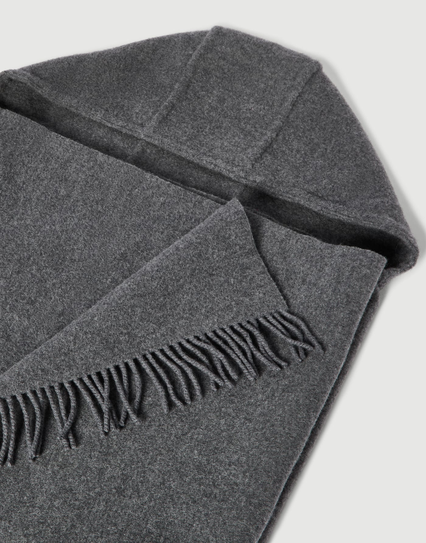 Hooded knit scarf Medium Grey Woman - Brunello Cucinelli