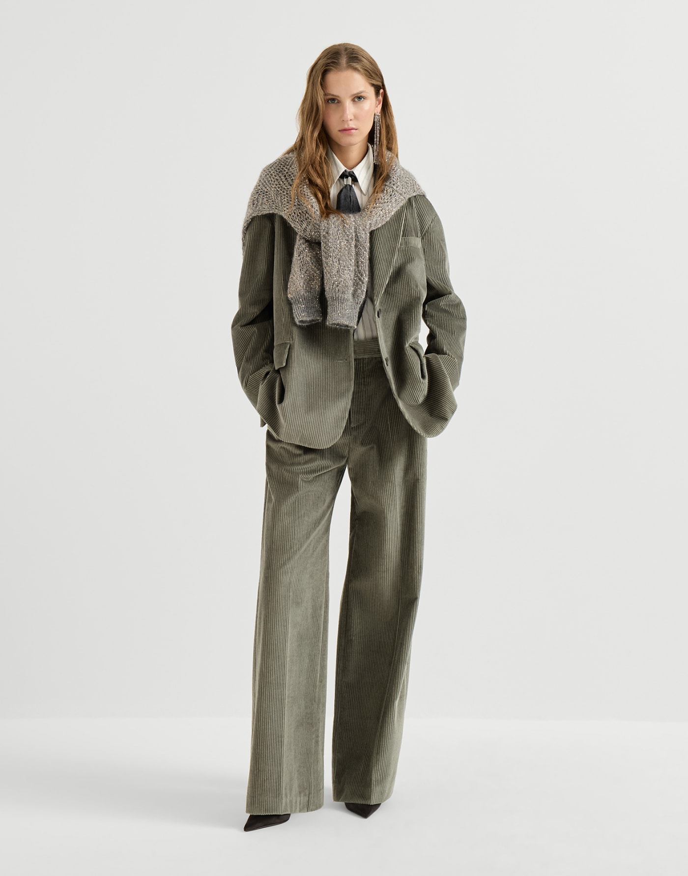 Corduroy blazer Origano Woman - Brunello Cucinelli
