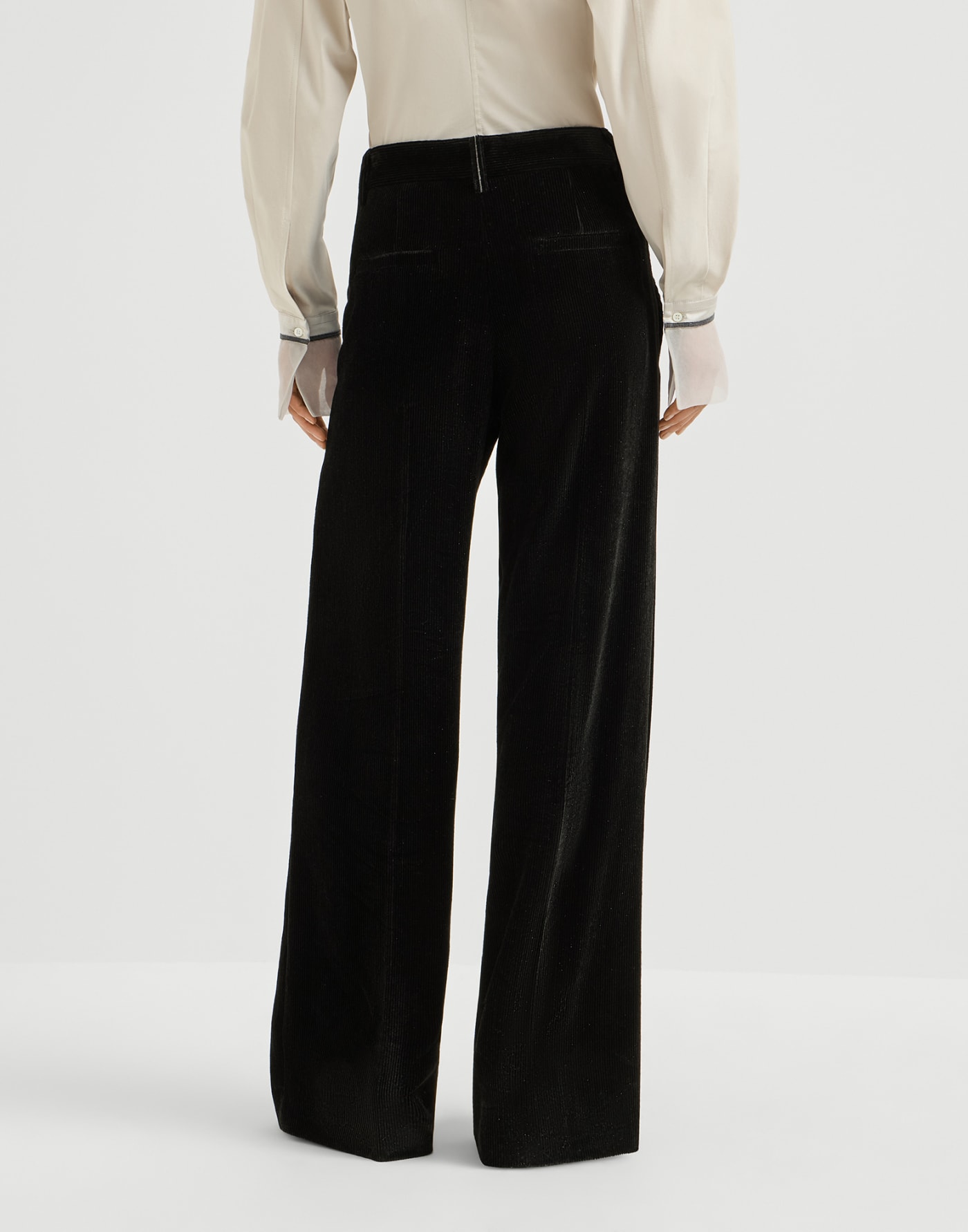 Sparkling corduroy trousers Black Woman - Brunello Cucinelli