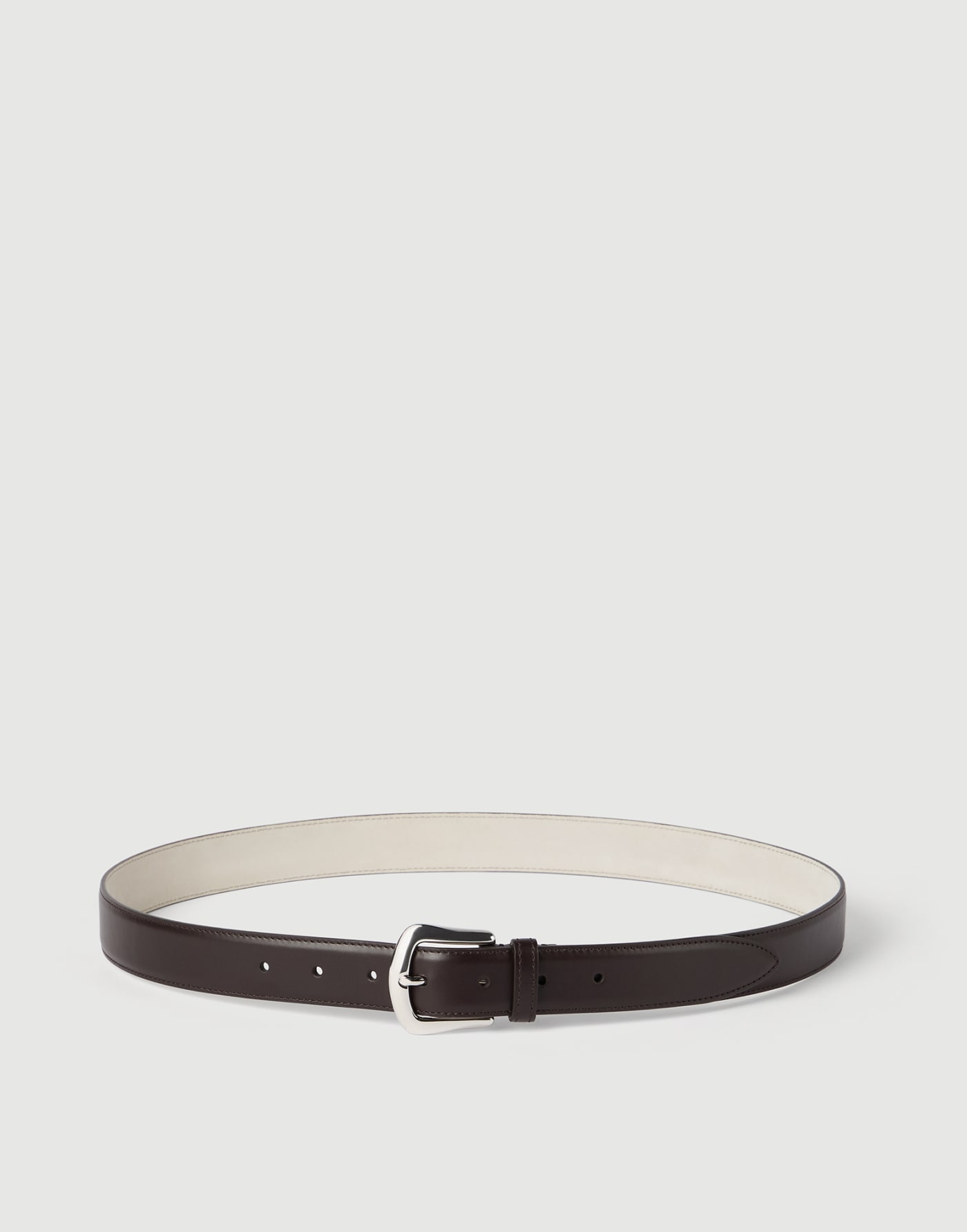 Calfskin belt Brown Man - Brunello Cucinelli