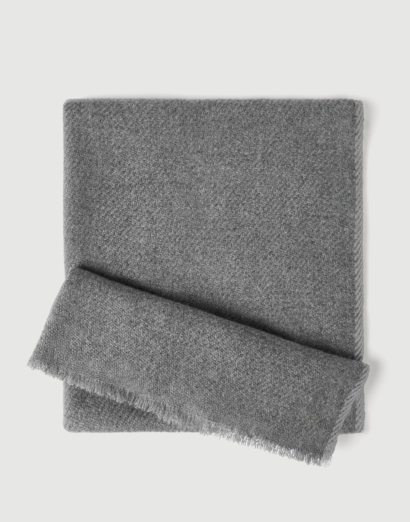 Cashmere scarf Medium Grey Man - Brunello Cucinelli