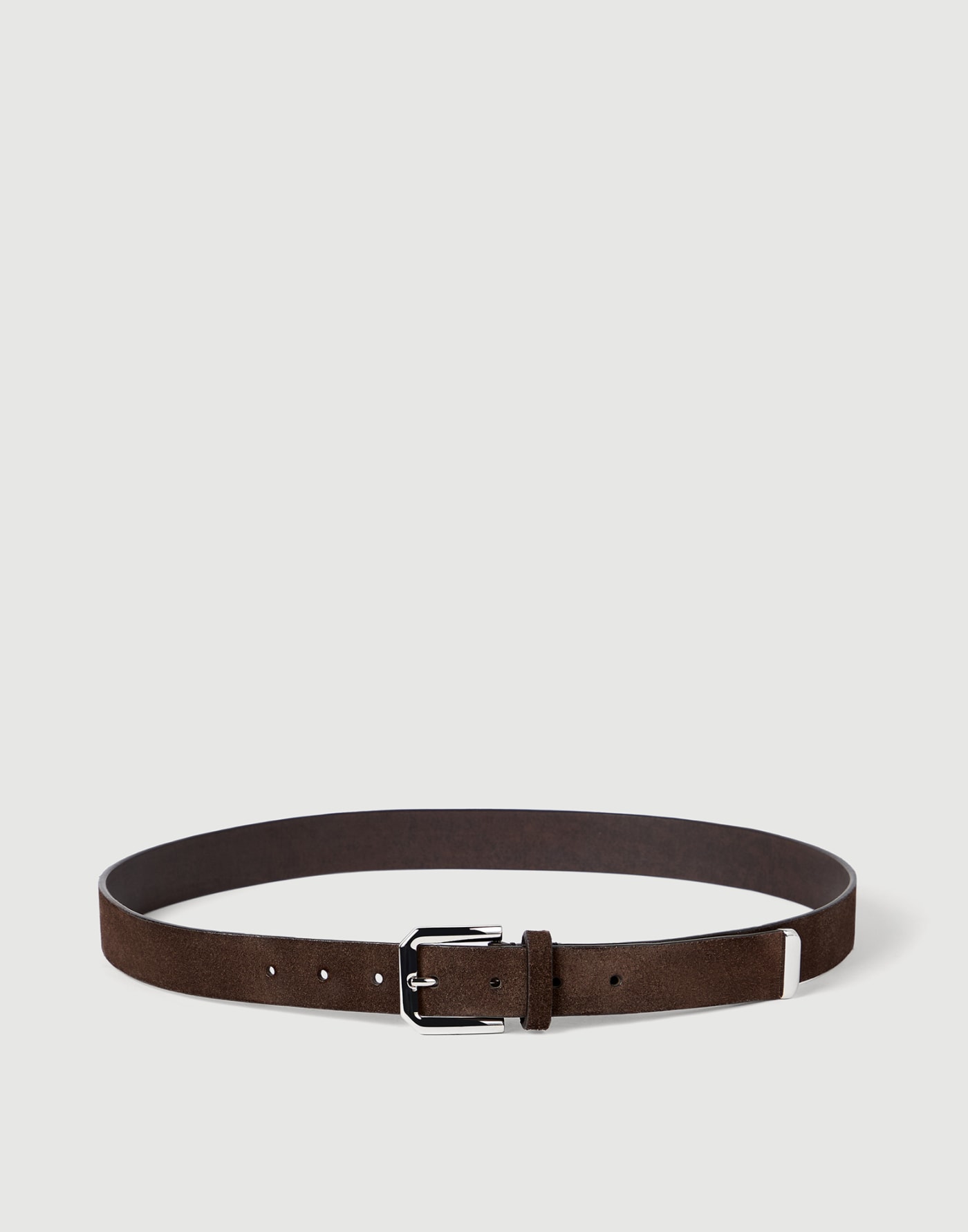 Gürtel aus Veloursleder Rotbraun Herren - Brunello Cucinelli