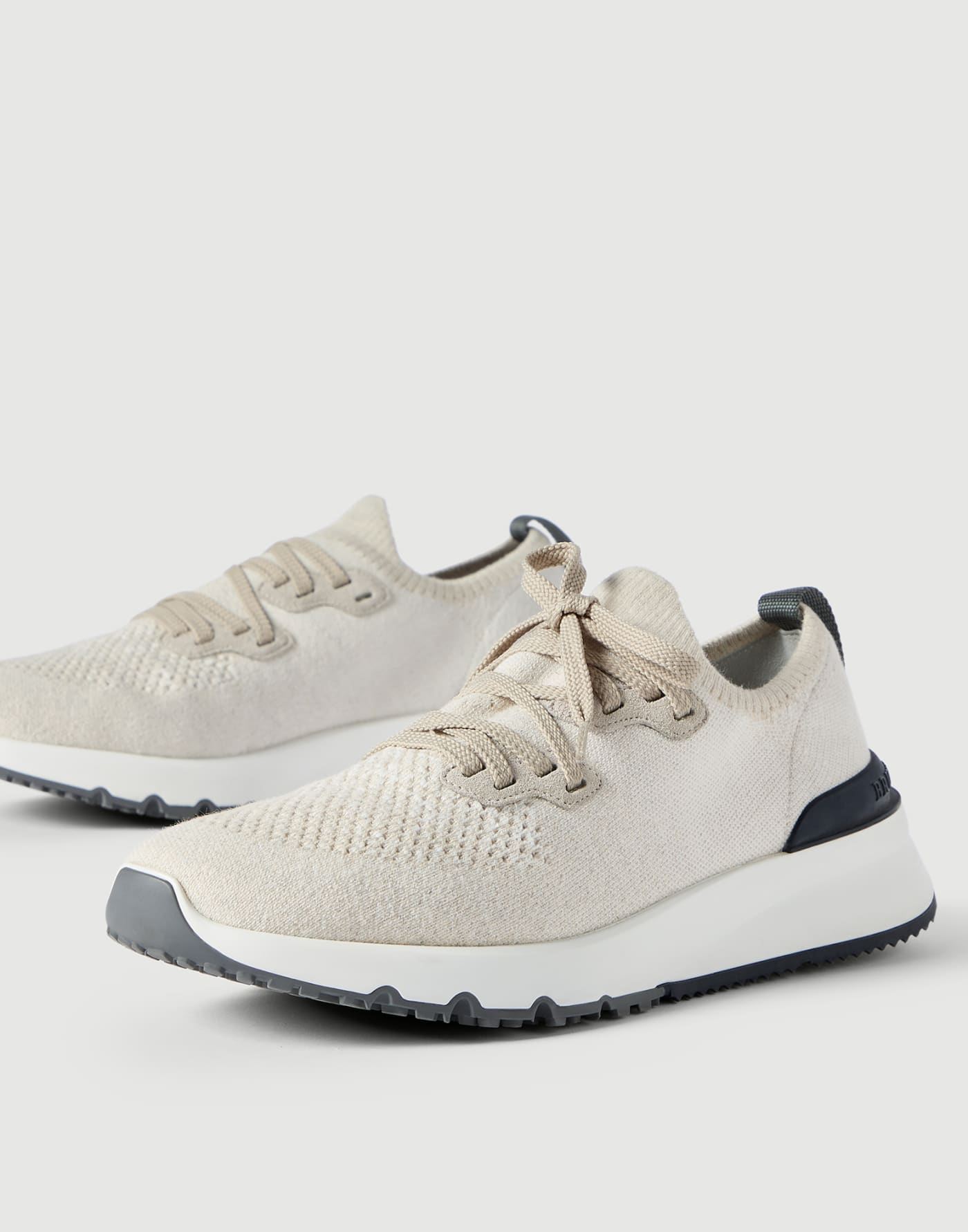 Cotton chiné knit runners Panama Man - Brunello Cucinelli