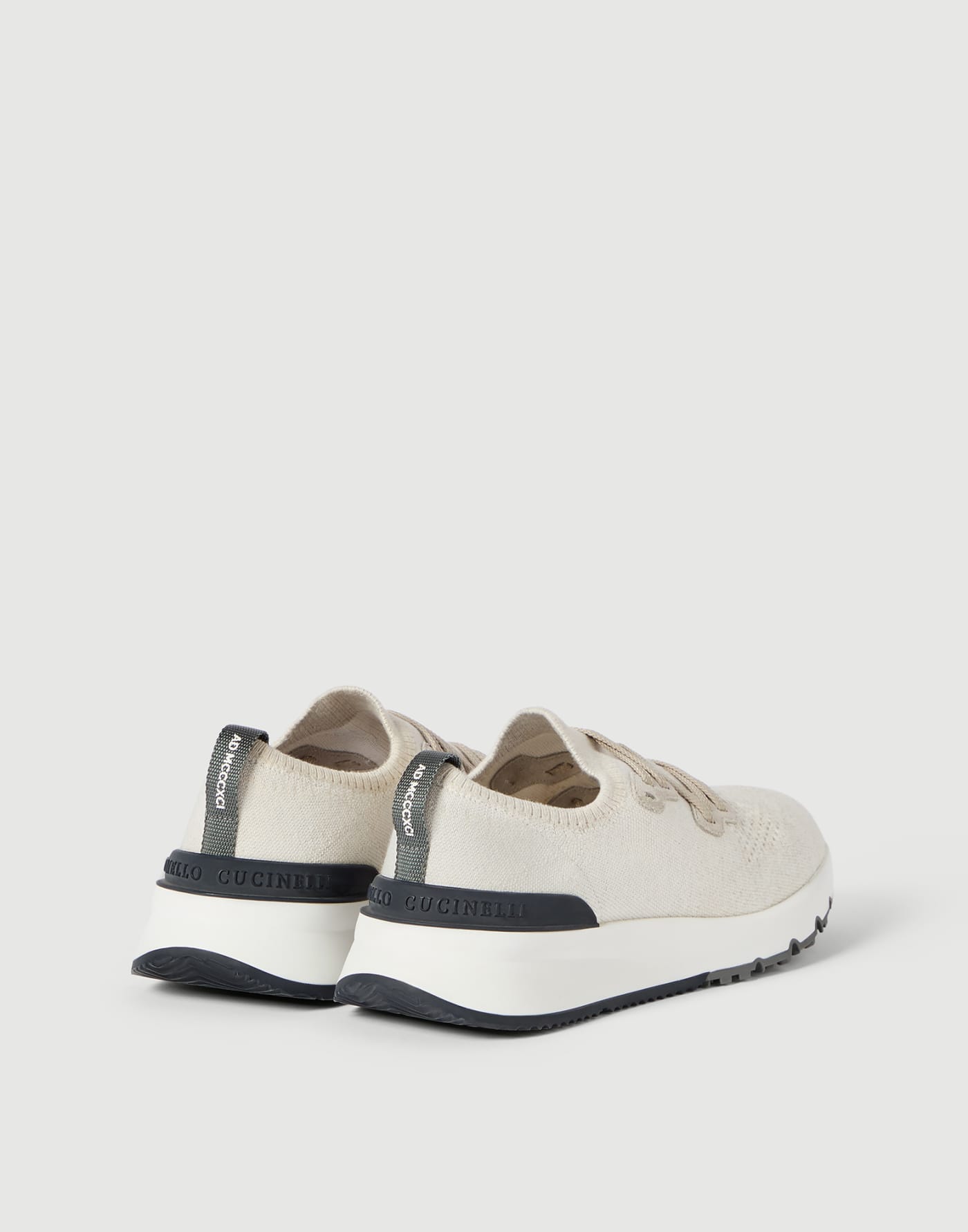 Cotton chiné knit runners Panama Man - Brunello Cucinelli