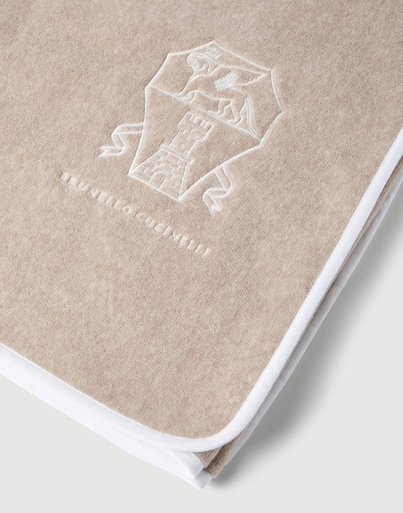Terrycloth towel Beige Lifestyle - Brunello Cucinelli