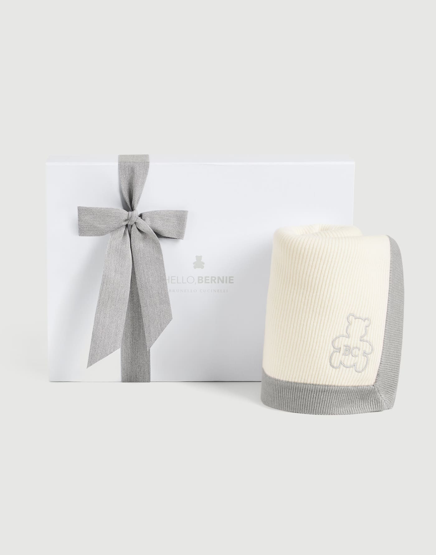 Copertina Baby Bernie a coste Nebbia Baby - Brunello Cucinelli