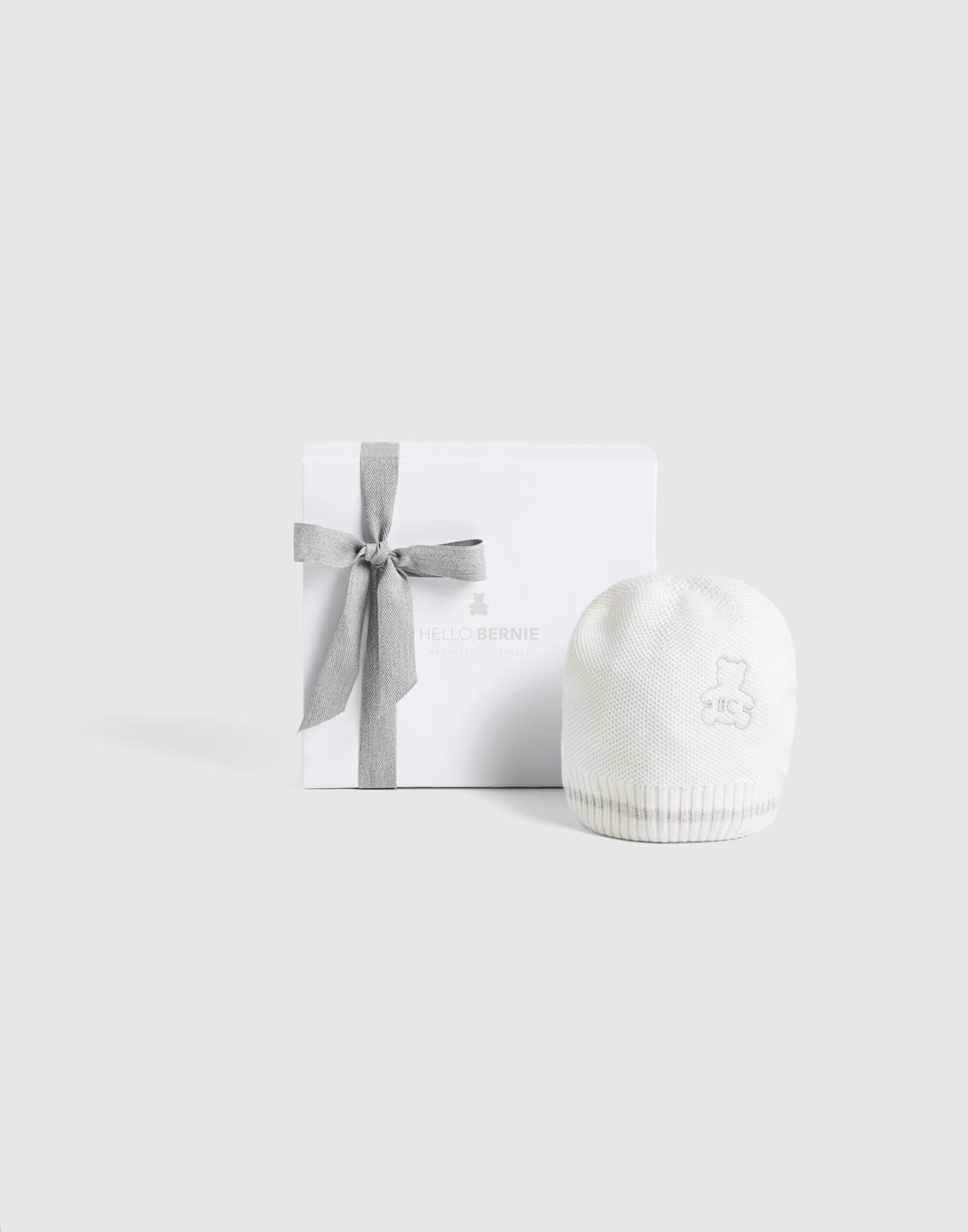 Bernie Baby knit beanie Panama Baby - Brunello Cucinelli