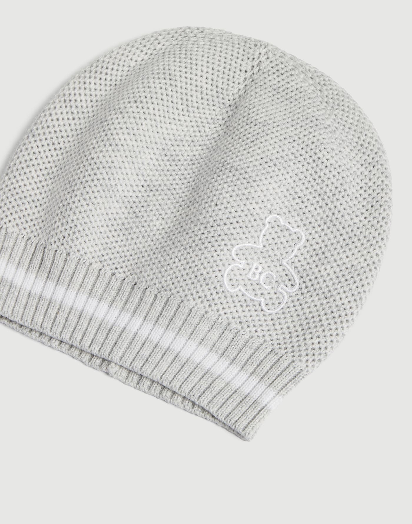 Bernie Baby knit beanie Fog Baby - Brunello Cucinelli