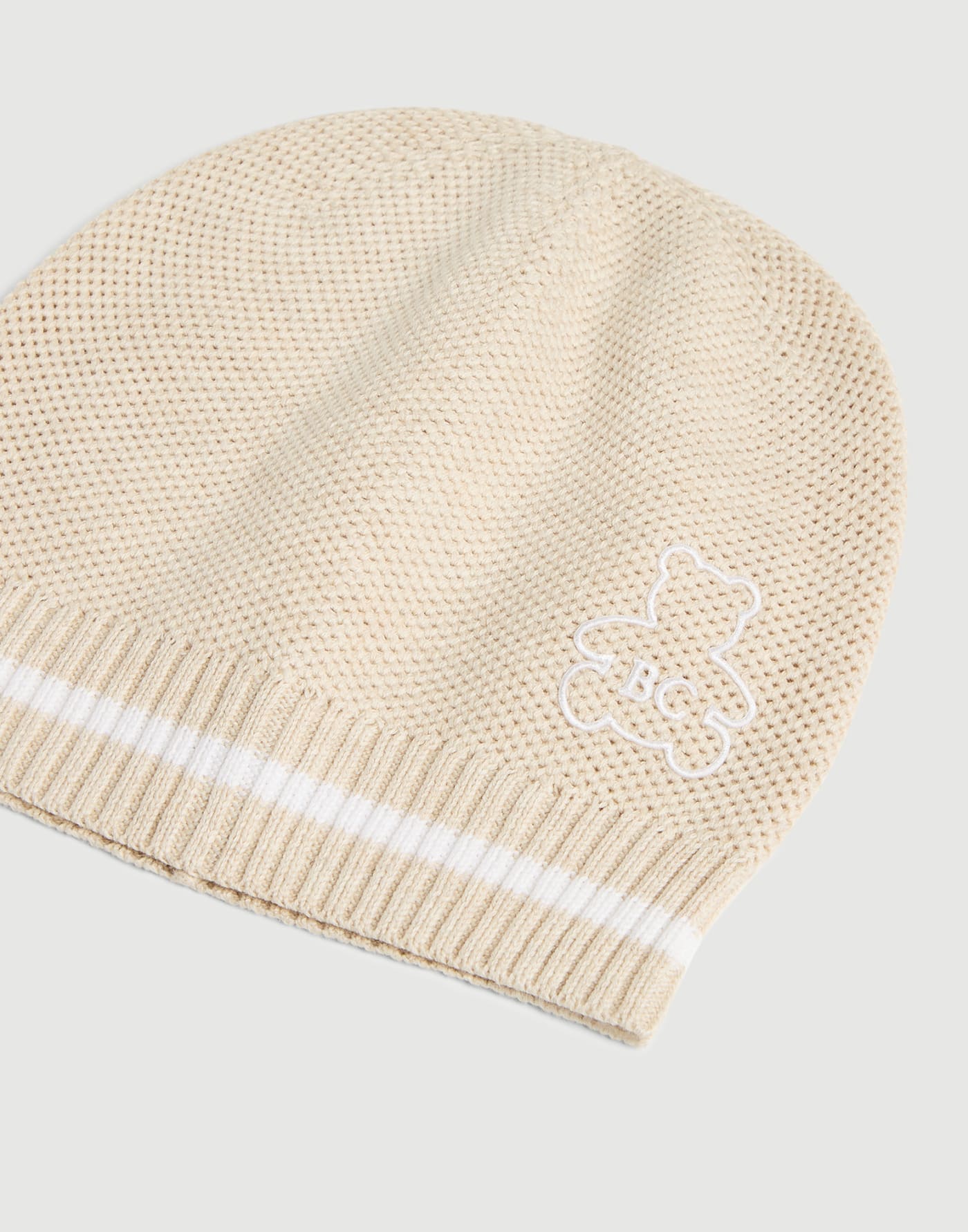 Bernie Baby knit beanie Sand Baby - Brunello Cucinelli