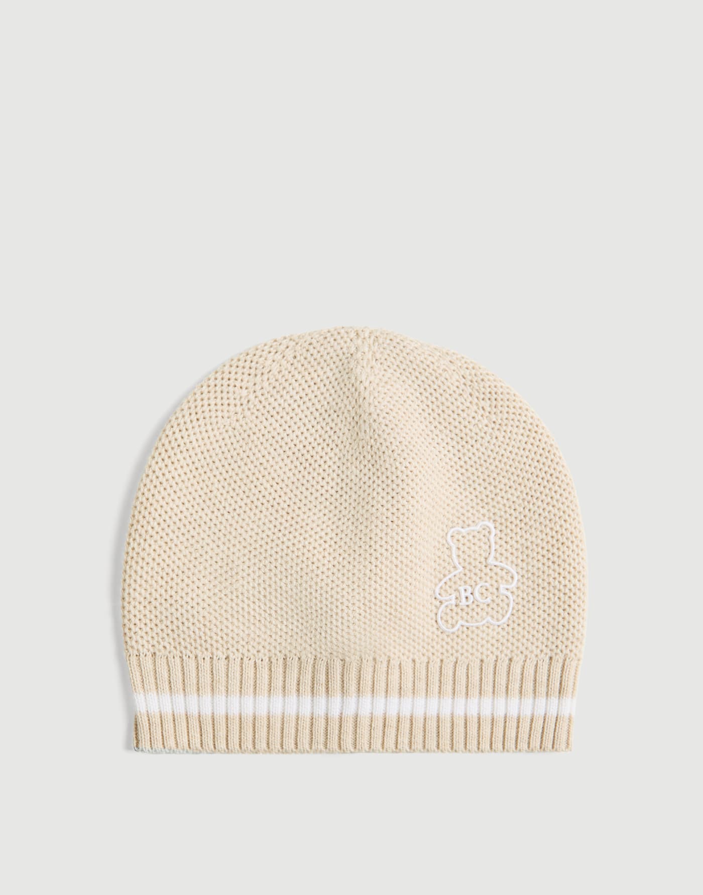 Bernie Baby knit beanie Sand Baby - Brunello Cucinelli