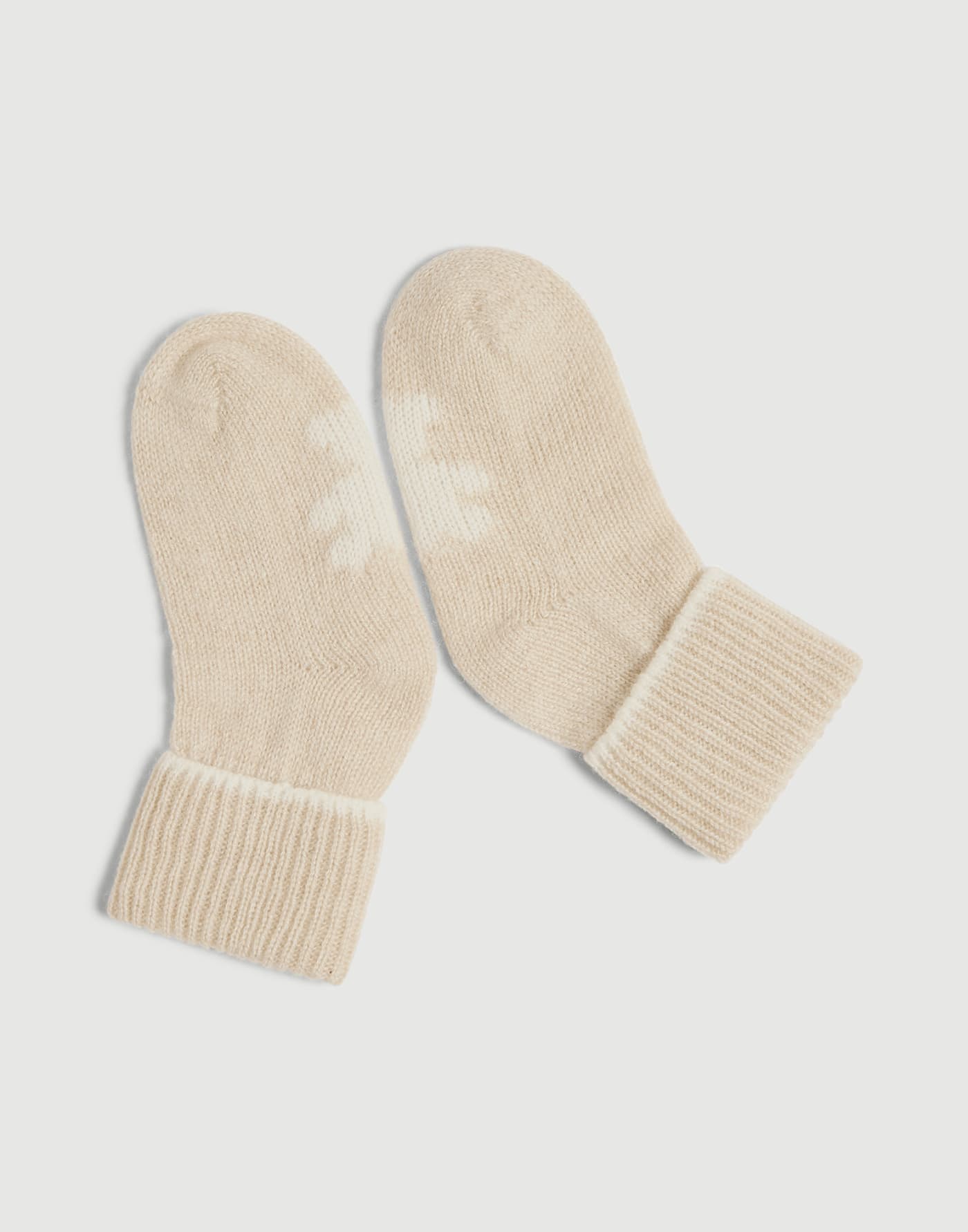 Baby Bernie-Set mit Strickmütze, Handschuhen und Socken Sand Baby - Brunello Cucinelli